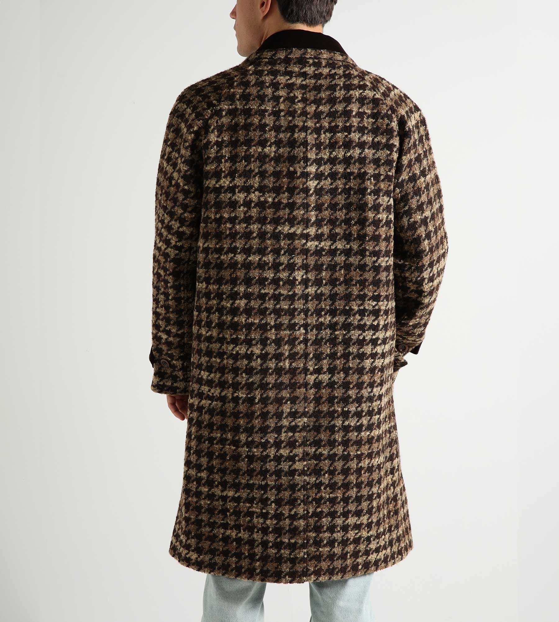 Drôle de Monsieur Le Trench Tweed Brown