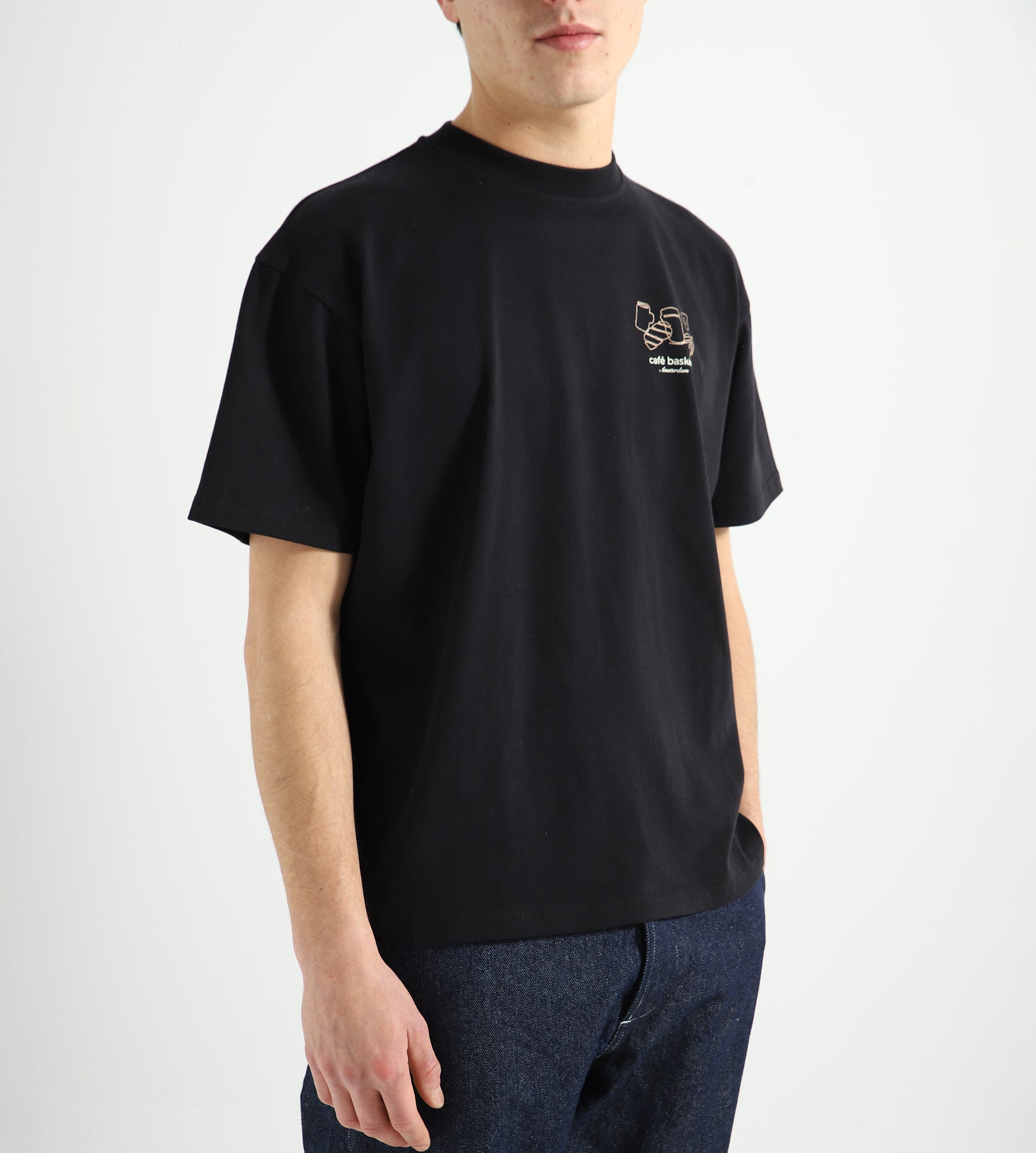 Café Baskèts Bakery Tee Black