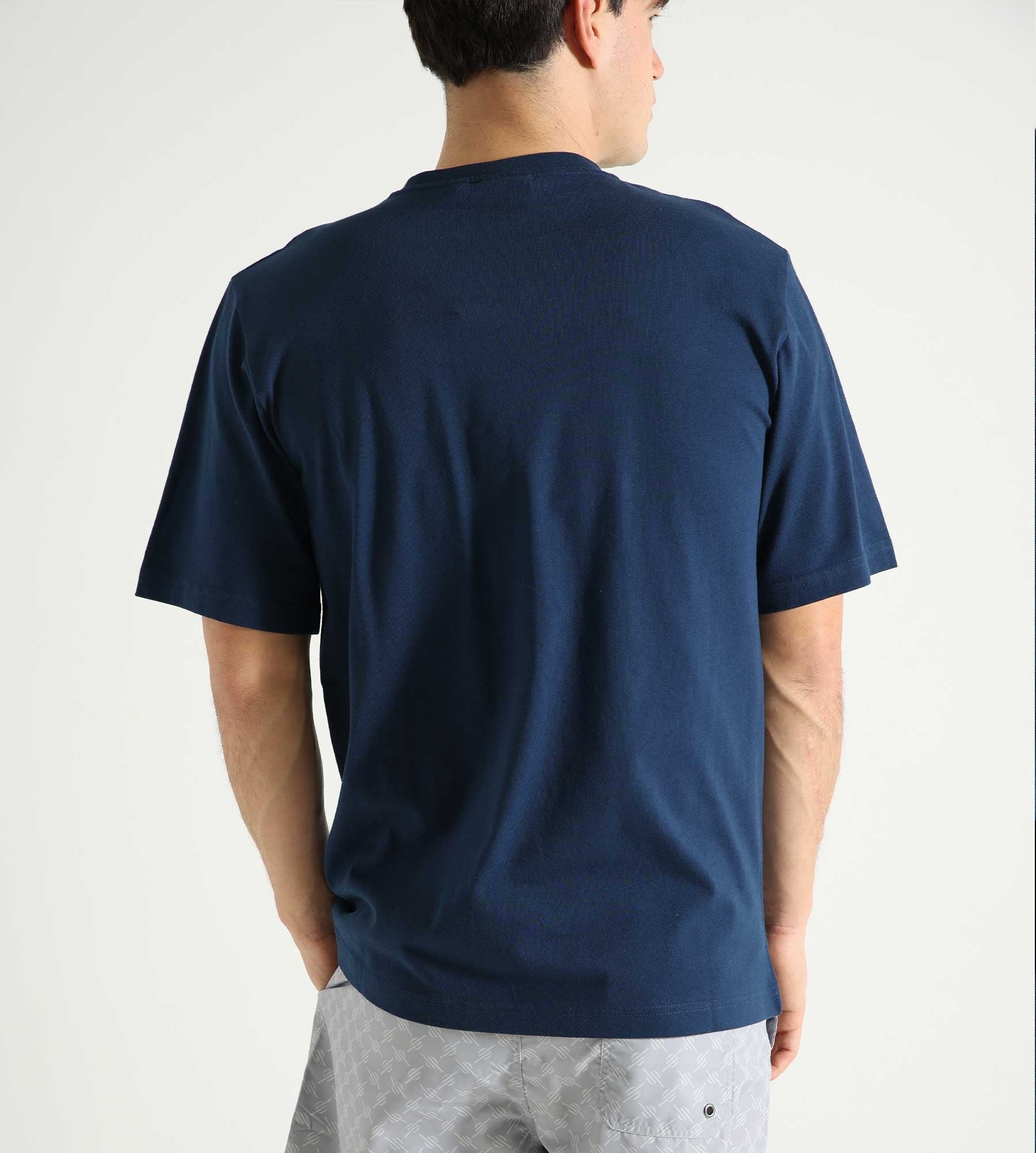 Daily Paper Scratch Logo T-Shirt Peagant Blue