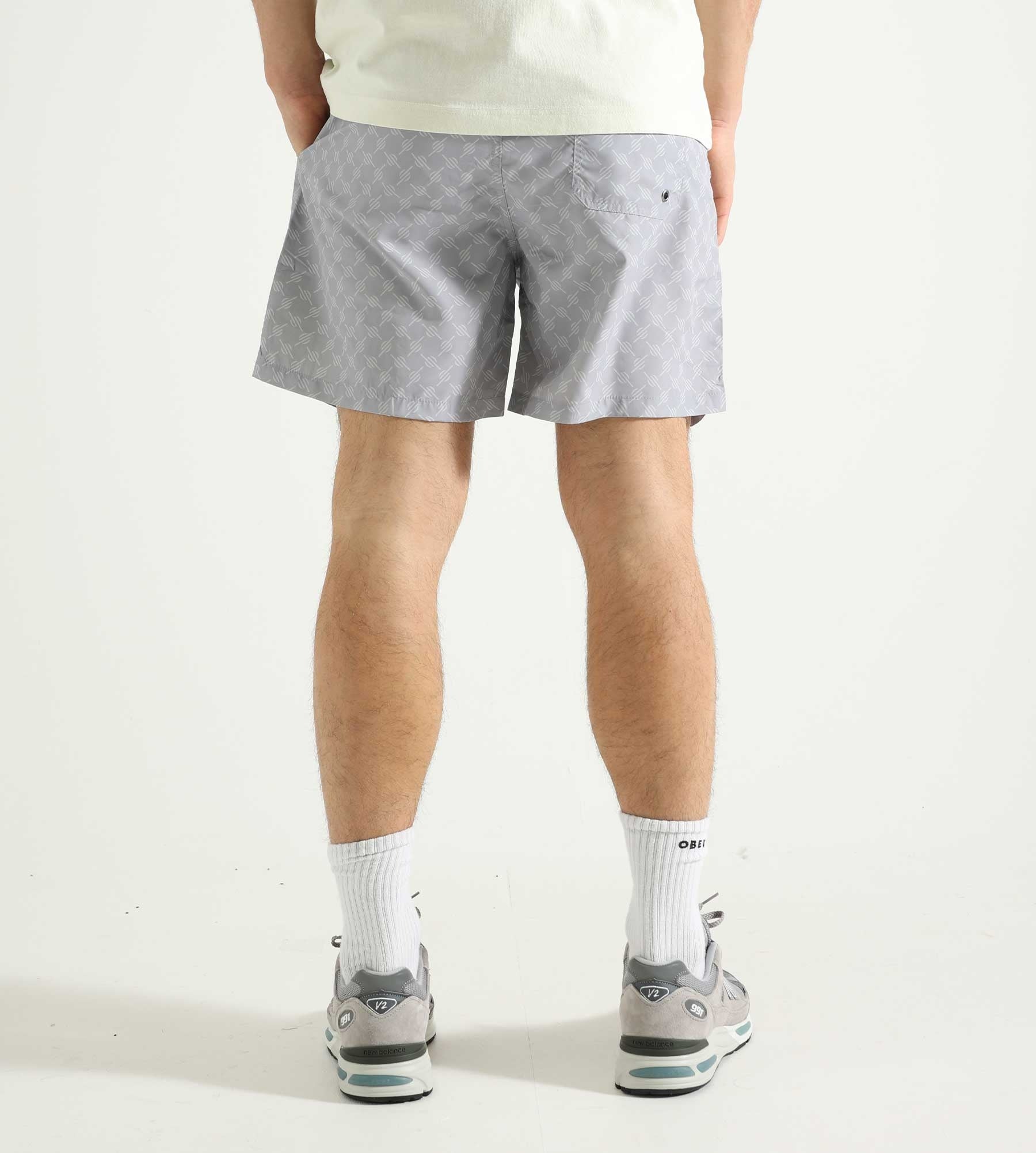 Daily Paper Kato Monogram Swimshorts Sleet Grey