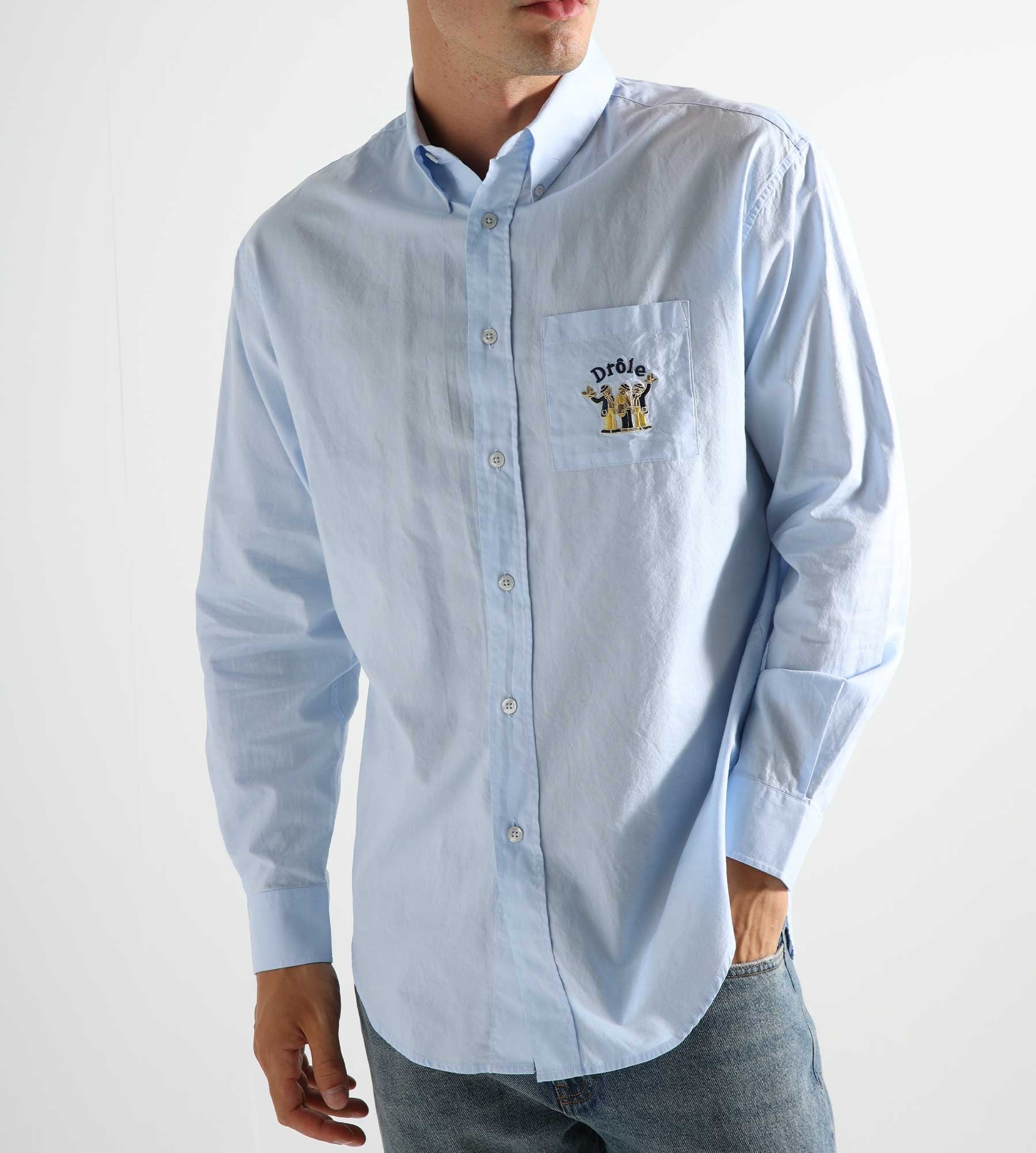 Drôle de Monsieur La Chemise Oxford Light Blue