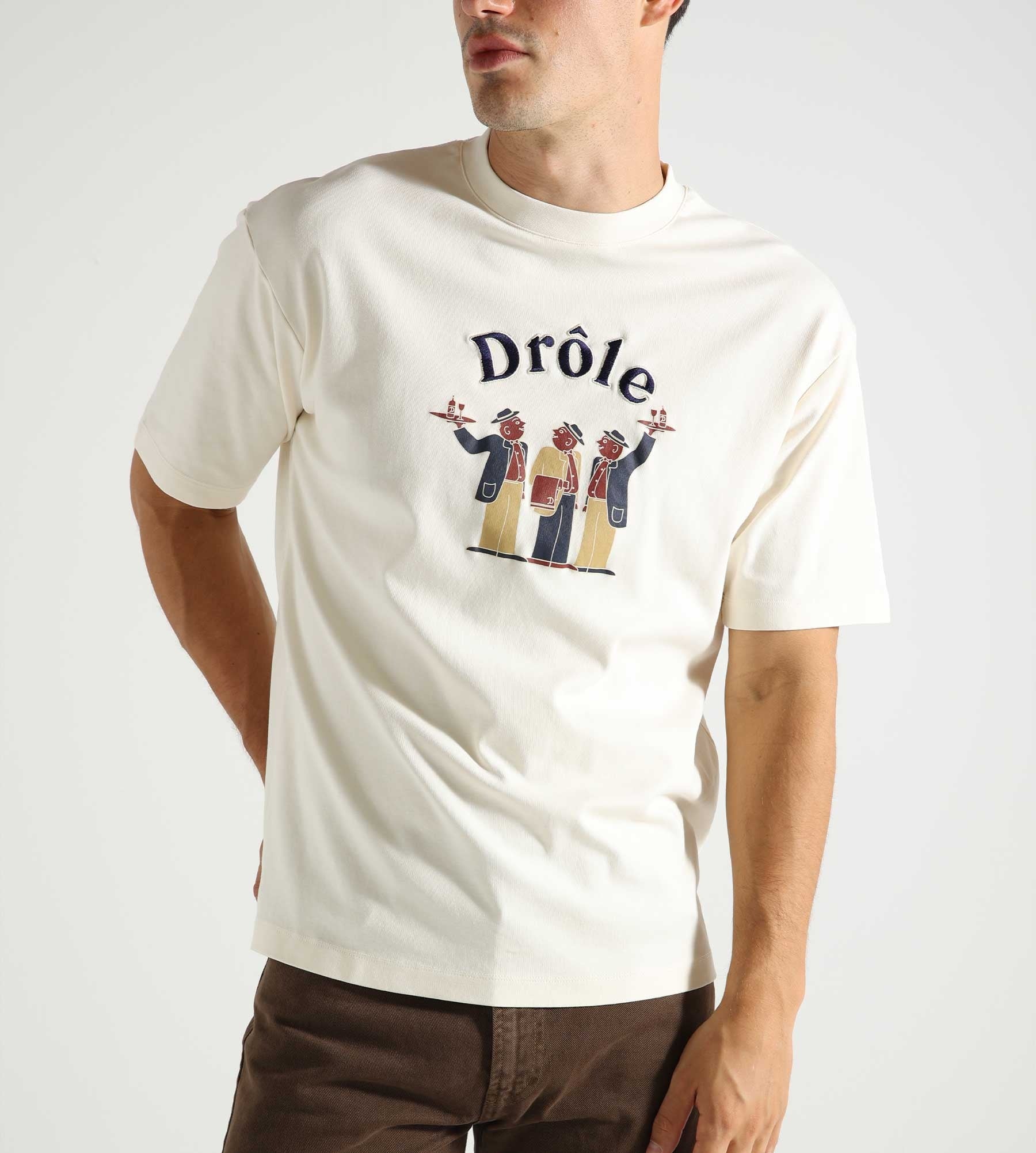 Drôle de Monsieur Le T-Shirt Crillon Cream