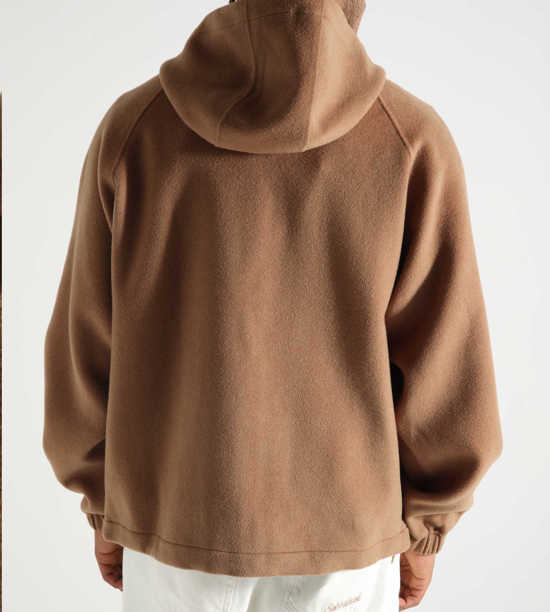 Drôle de Monsieur La Veste Capuche Laine Camel