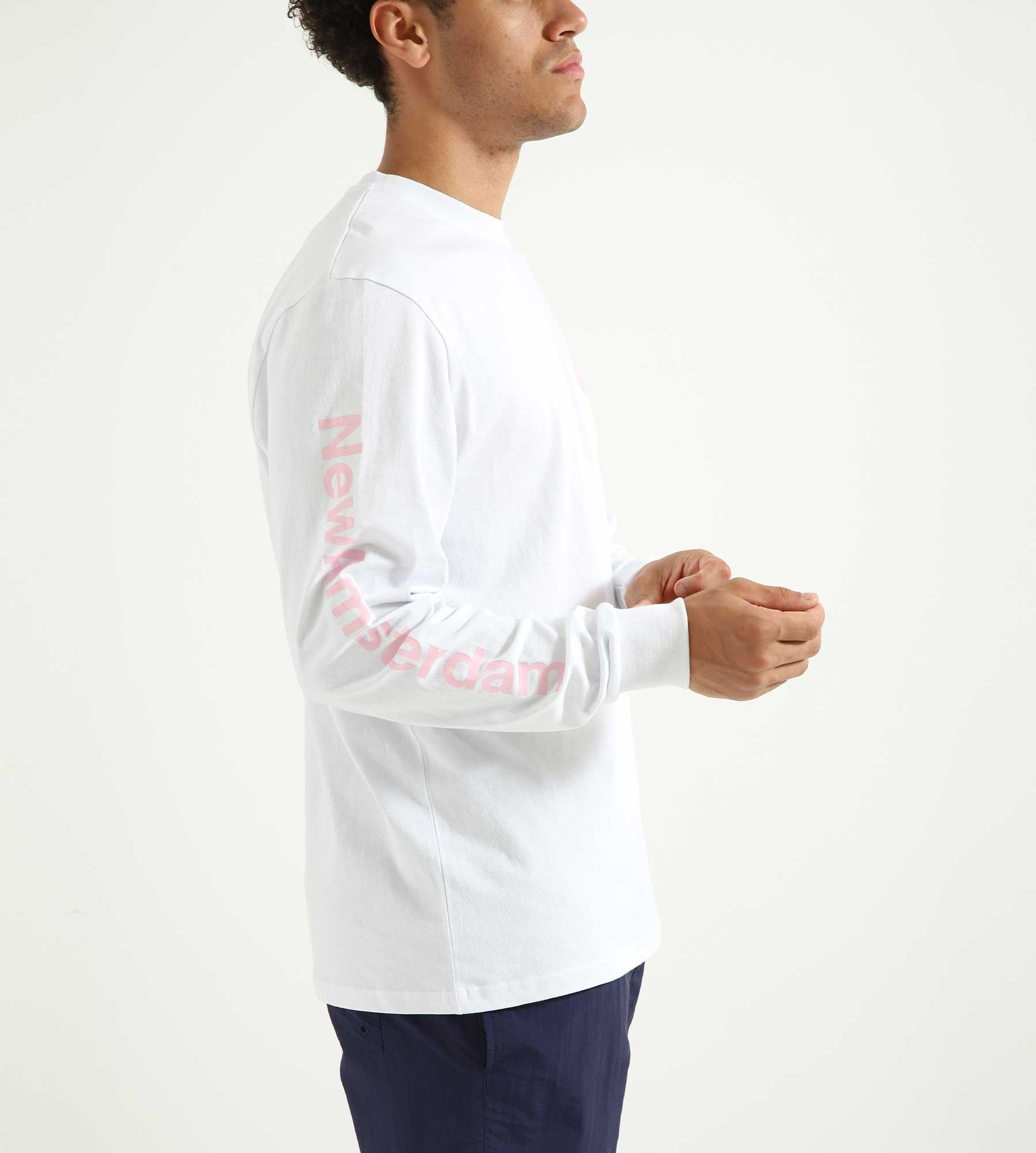 New Amsterdam Surf Association Logo Longsleeve White