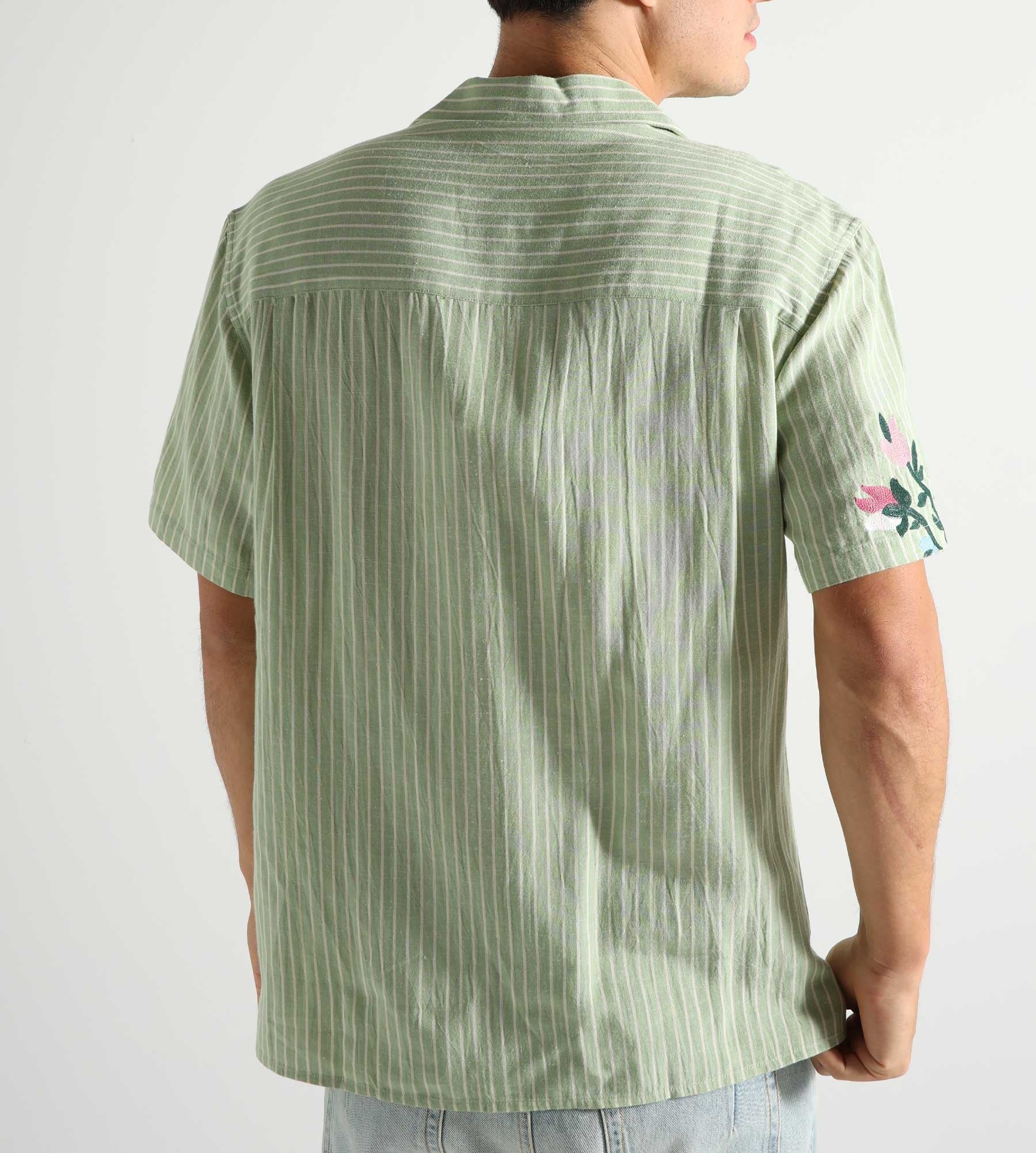 Drôle de Monsieur La Chemise Rayèe Green