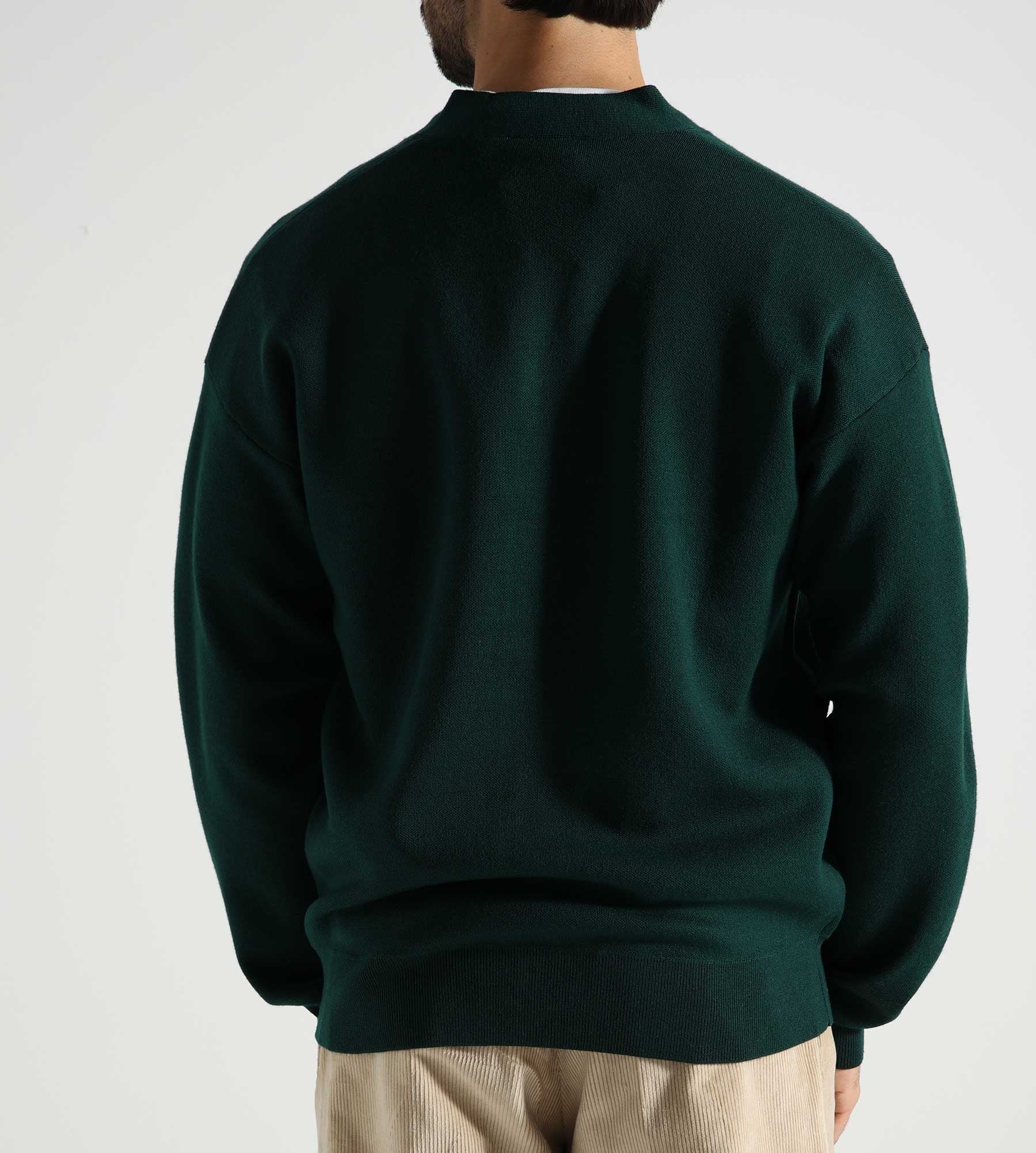 Drôle de Monsieur Le Cardigan Drùle Dark Green