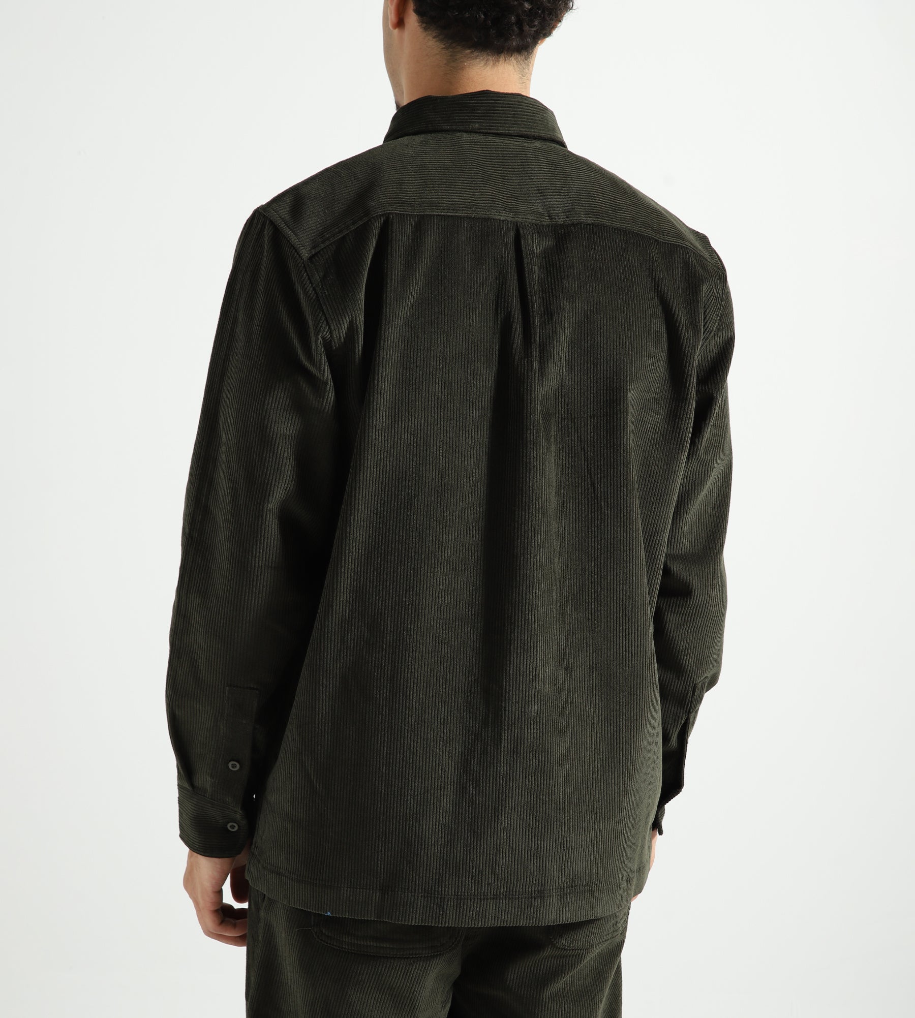 Baskèts Corduroy Shirt Moss Green