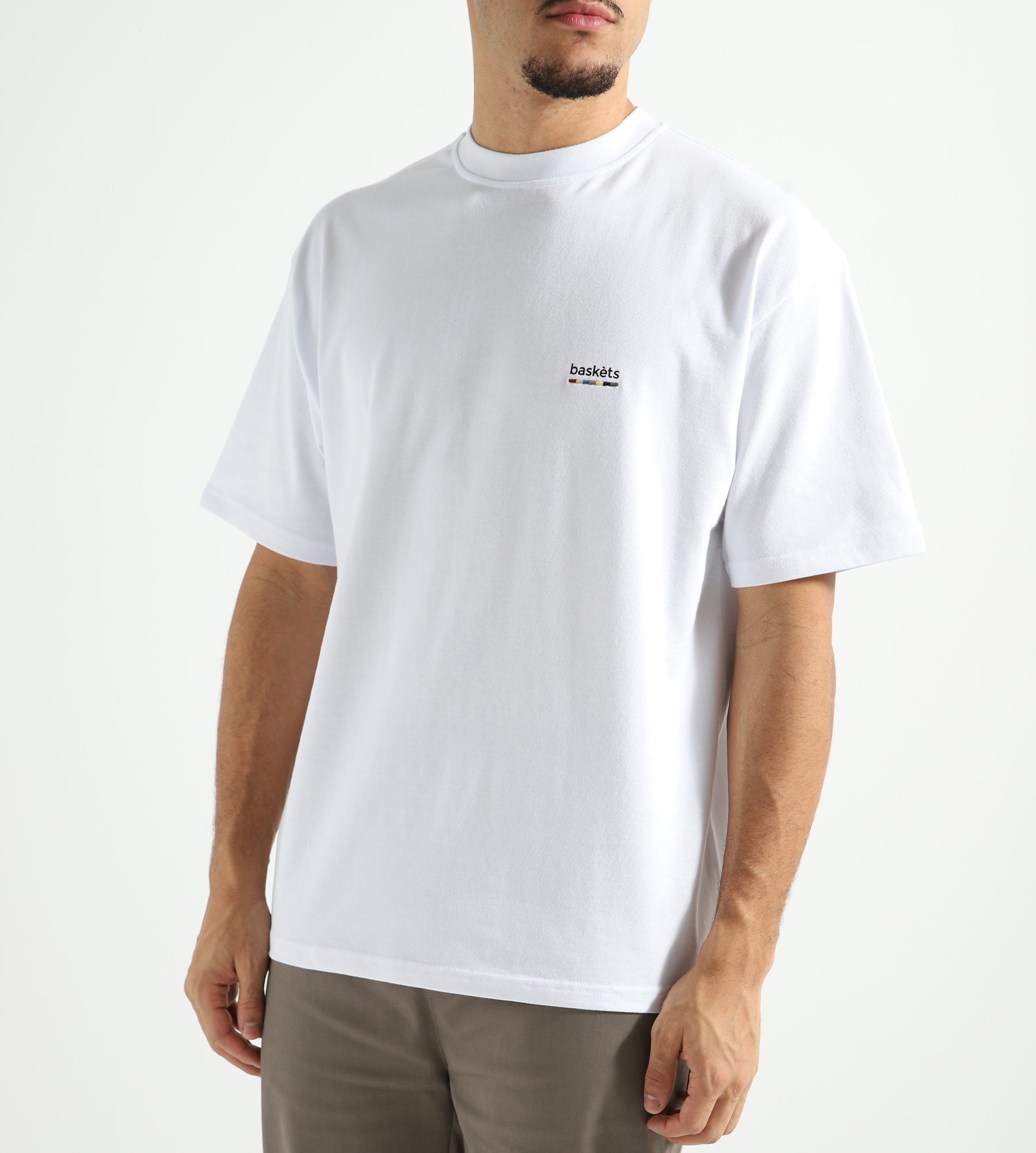 Baskèts Signal Tee White