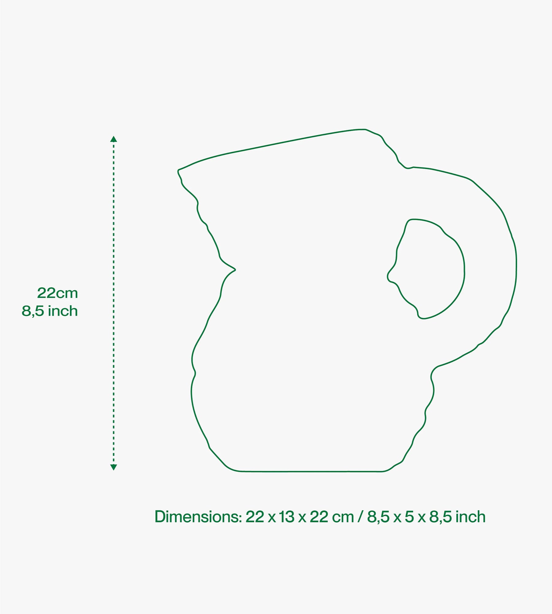 Home Studyo Jug Emily Yolk Matte