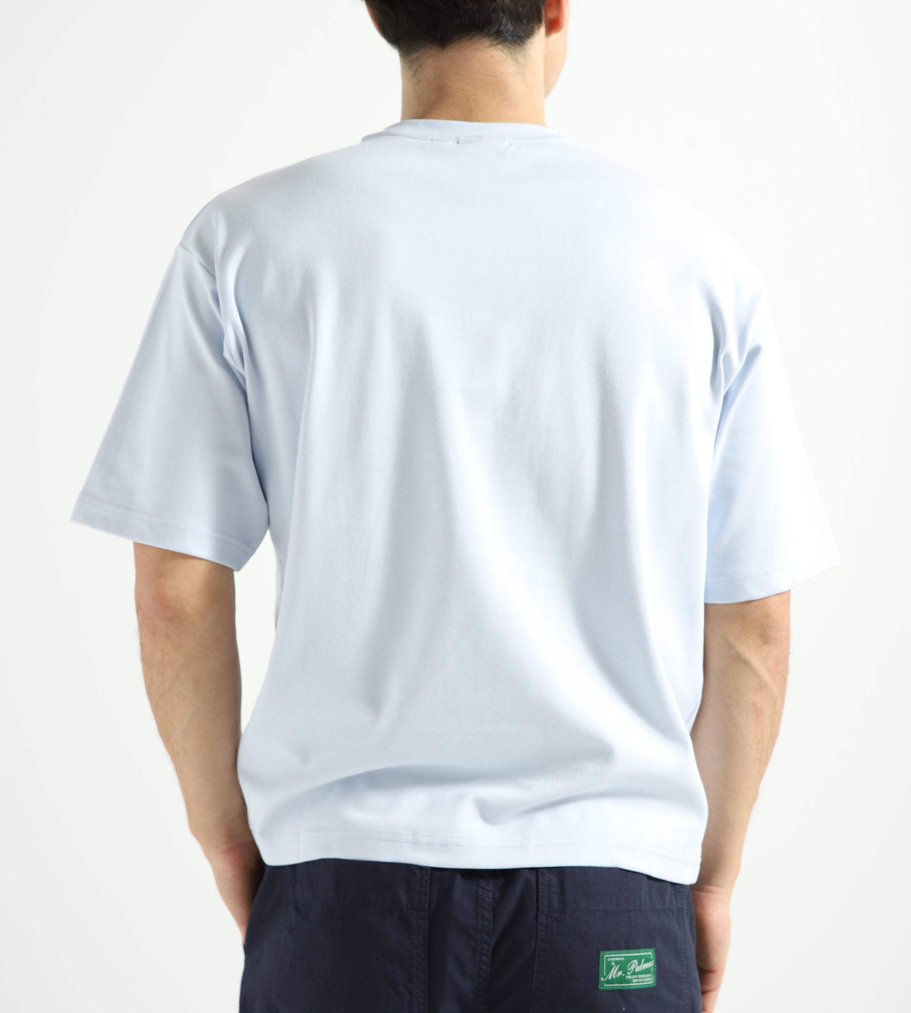 Daily Paper United Type Boxy T-Shirt White Halogen Blue