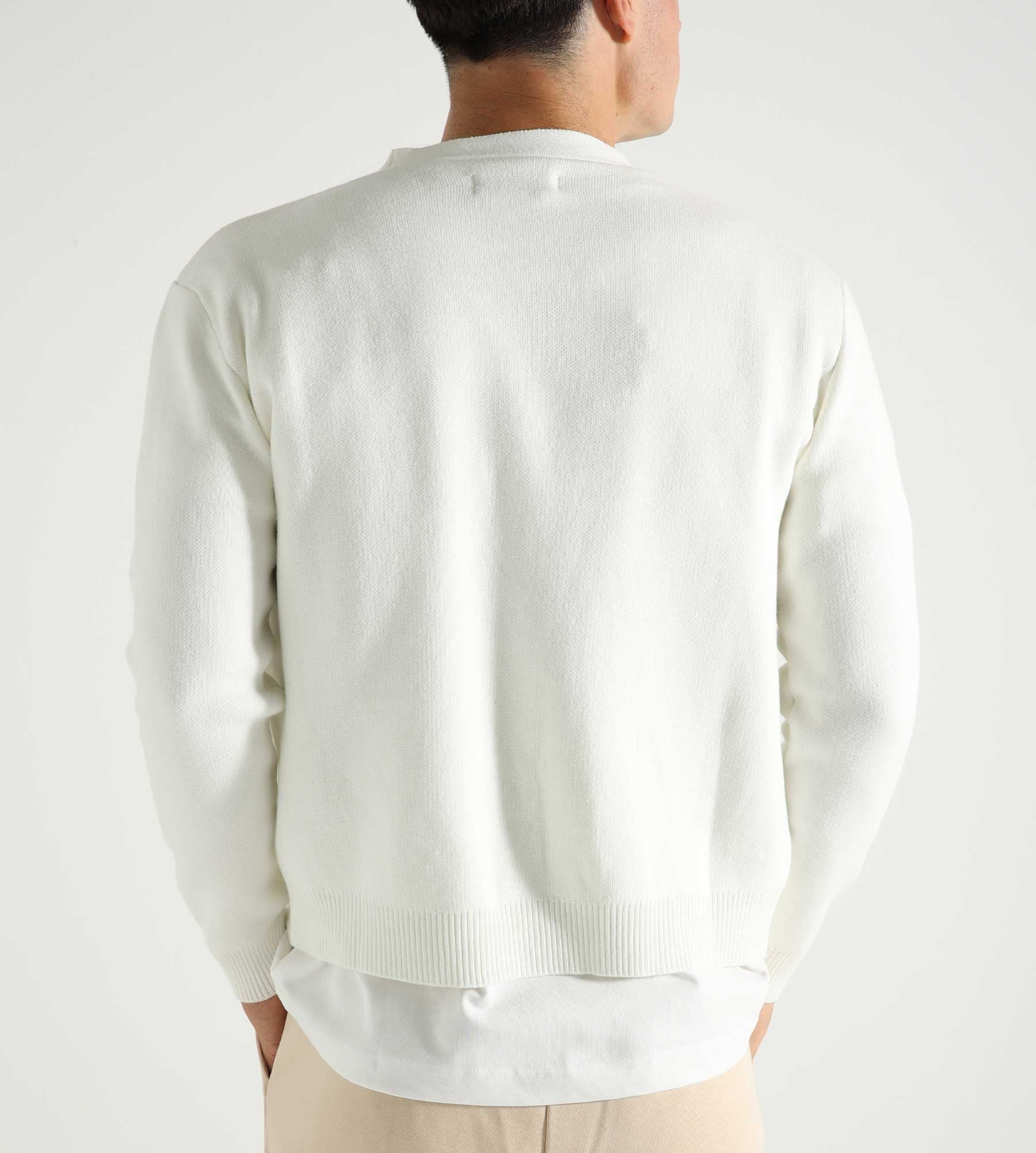 Flâneur Signature Cardigan Creme