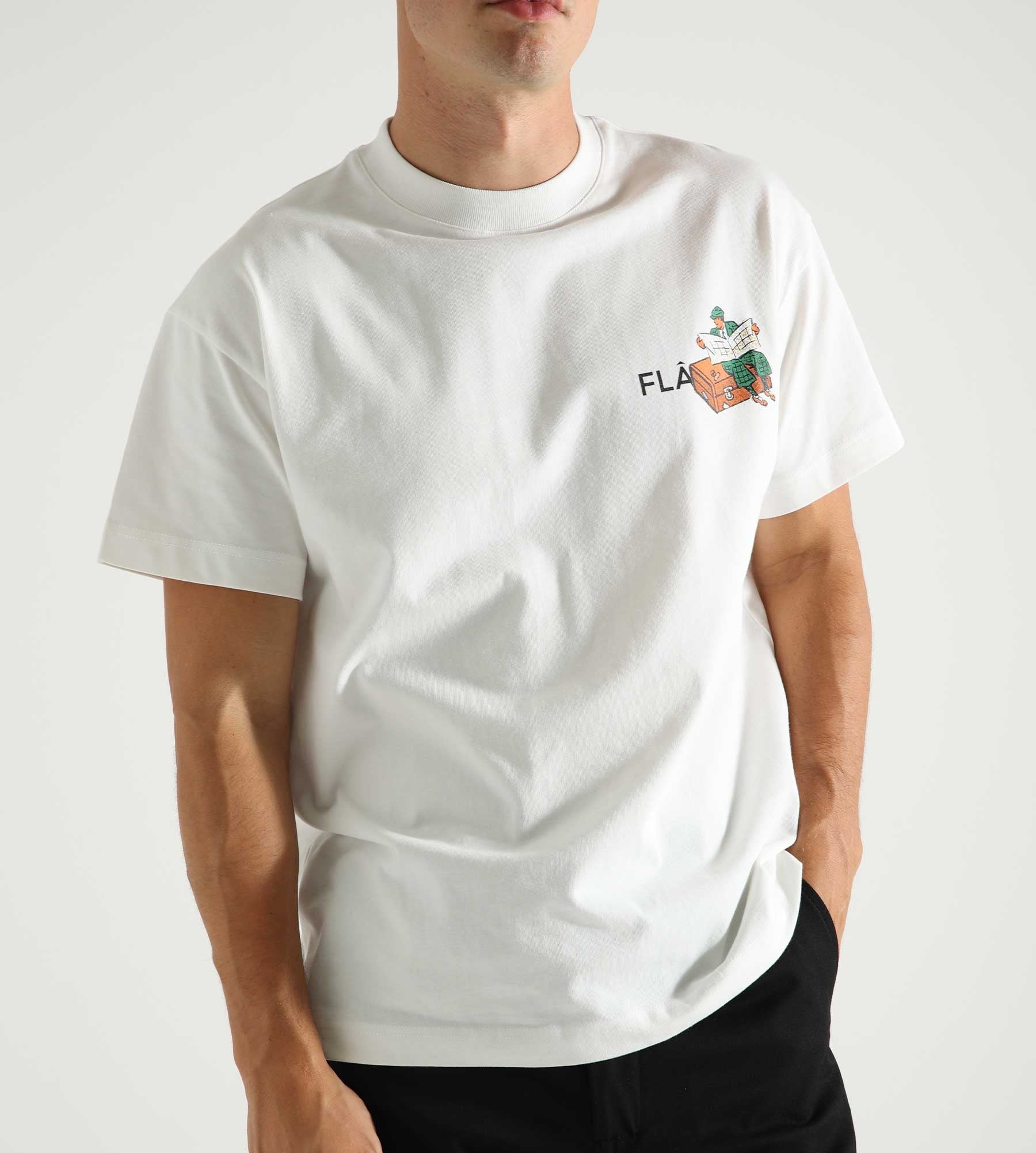 Flâneur Traveler T-Shirt White