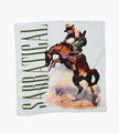 Sabbatical Stallion 2 Silk Scarf AOP Beige