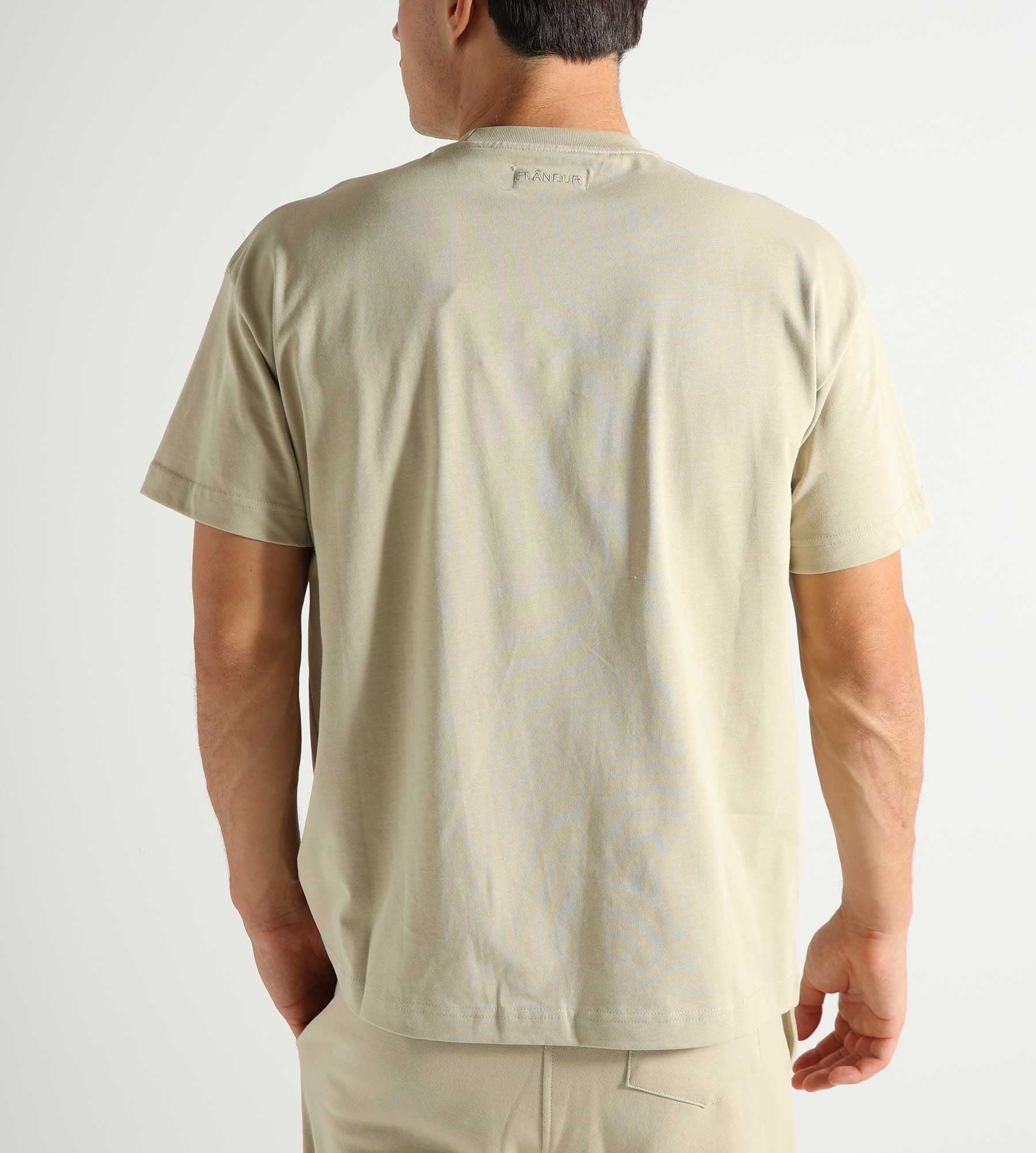 Flâneur Essential Logo T-Shirt Beige