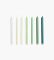HAY Gradient Candle Set of 7 Greens