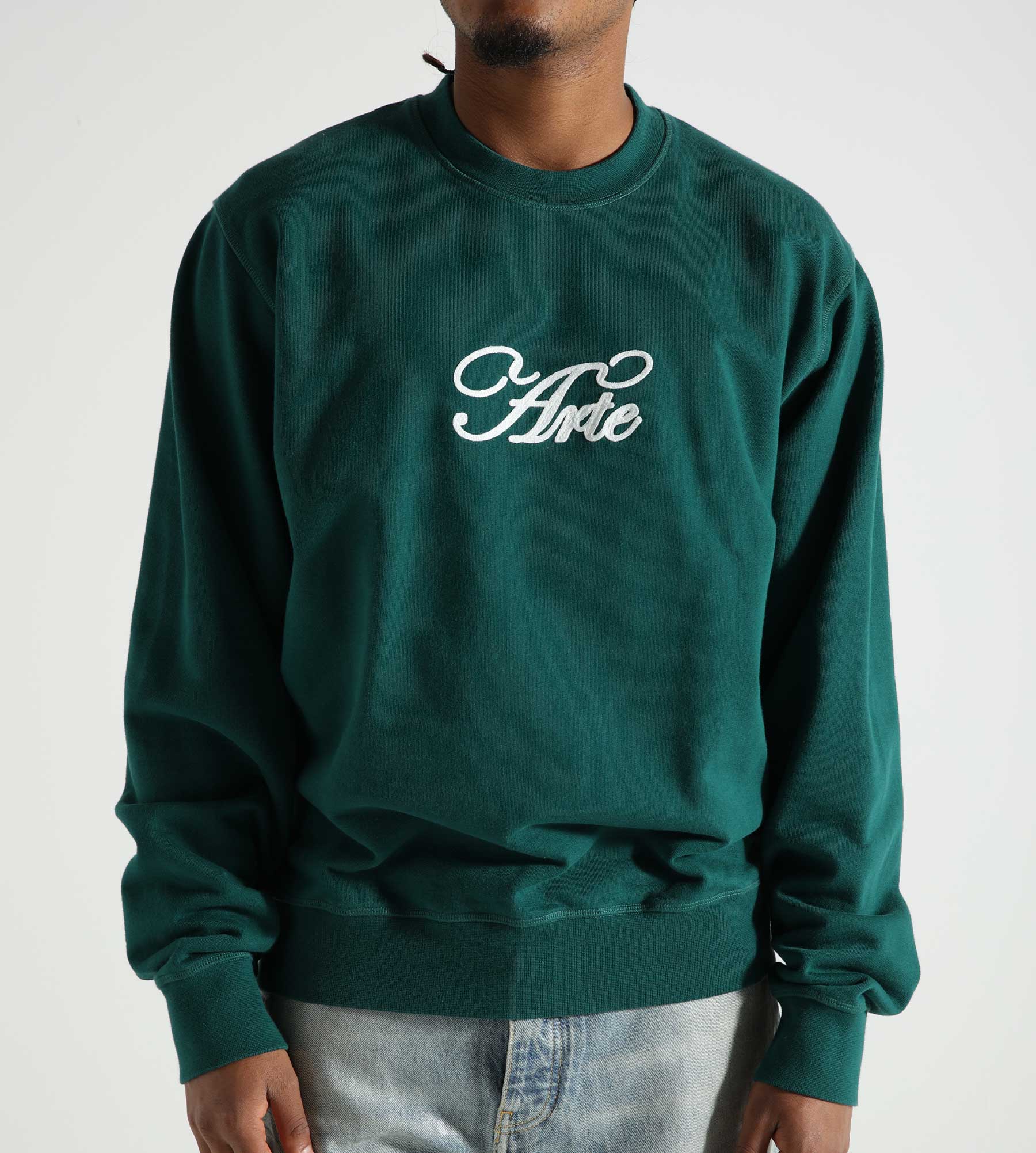 Arte Antwerp Logo Crewneck Green