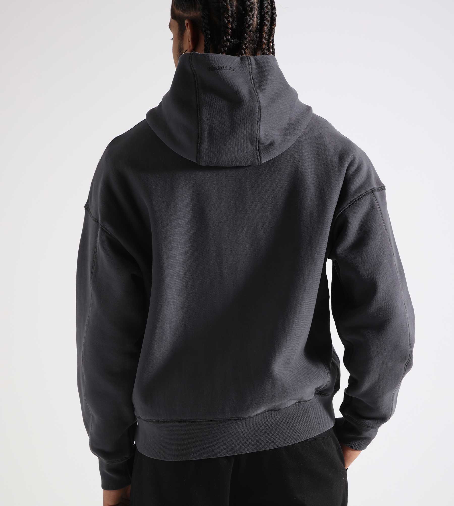 HAL Studios Haus Hooded Zip Sweater Washed Black