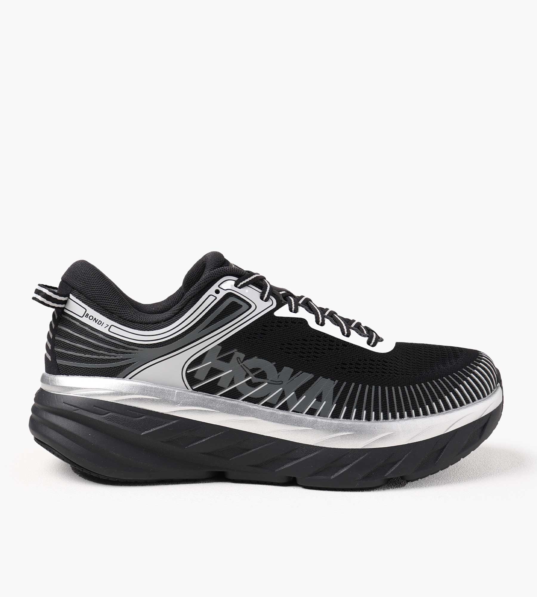 Hoka M Bondi 7 Black Stardust