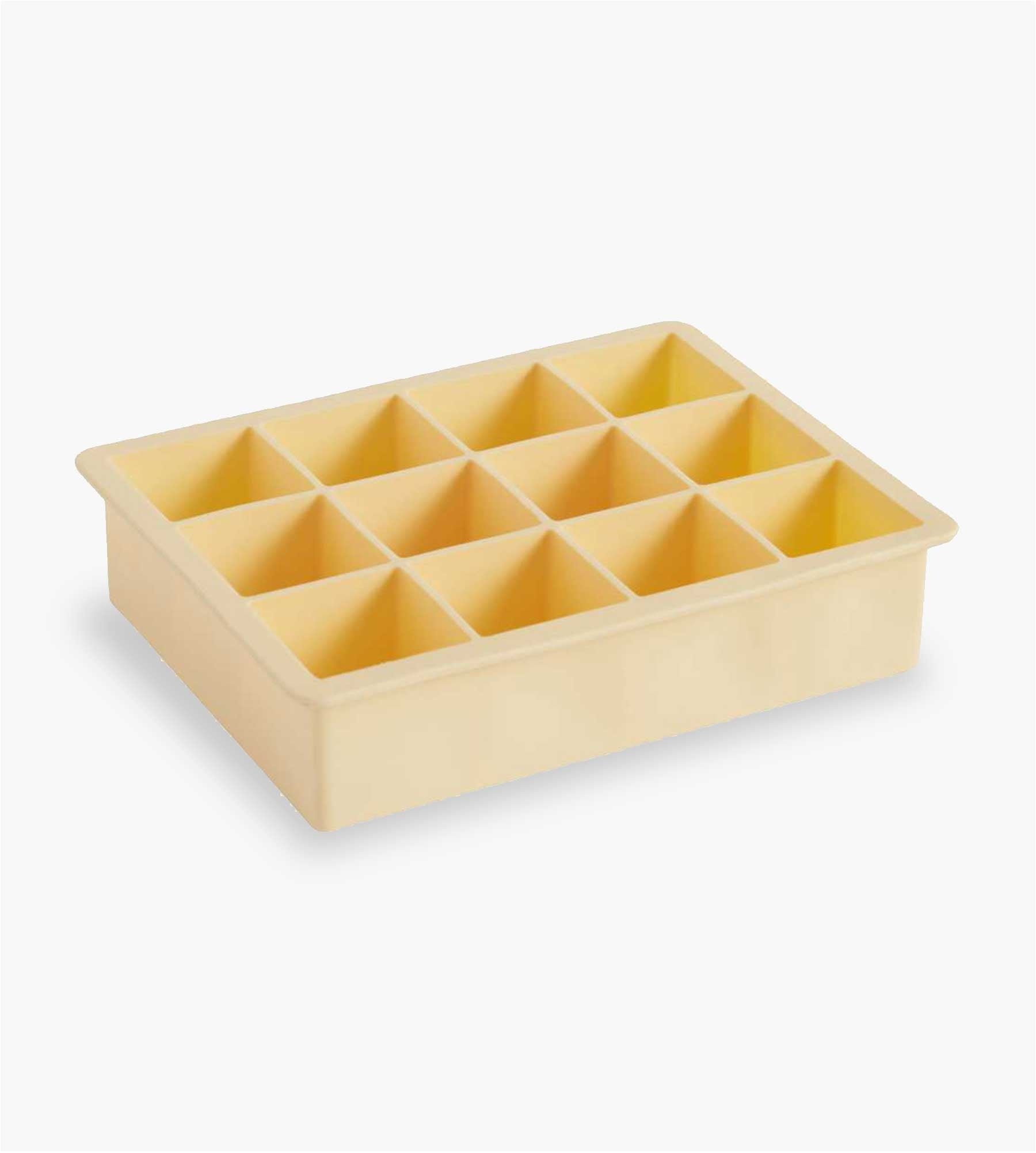 Hay Ice Cube Tray Square Extra Large Light Yellow