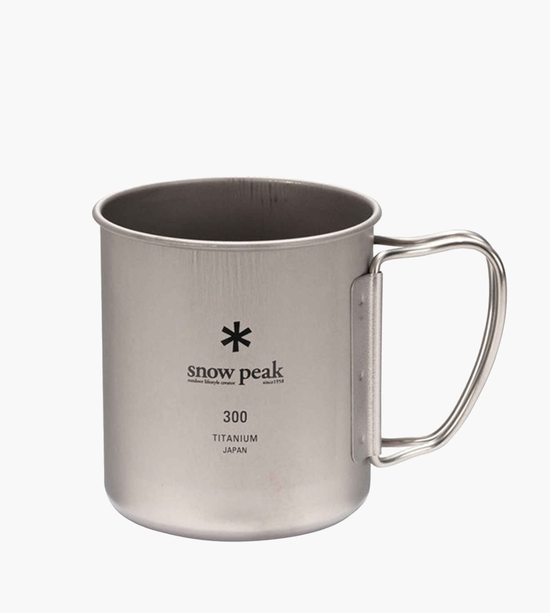 Snow Peak Titanium Single Wall 300 Mug Silver