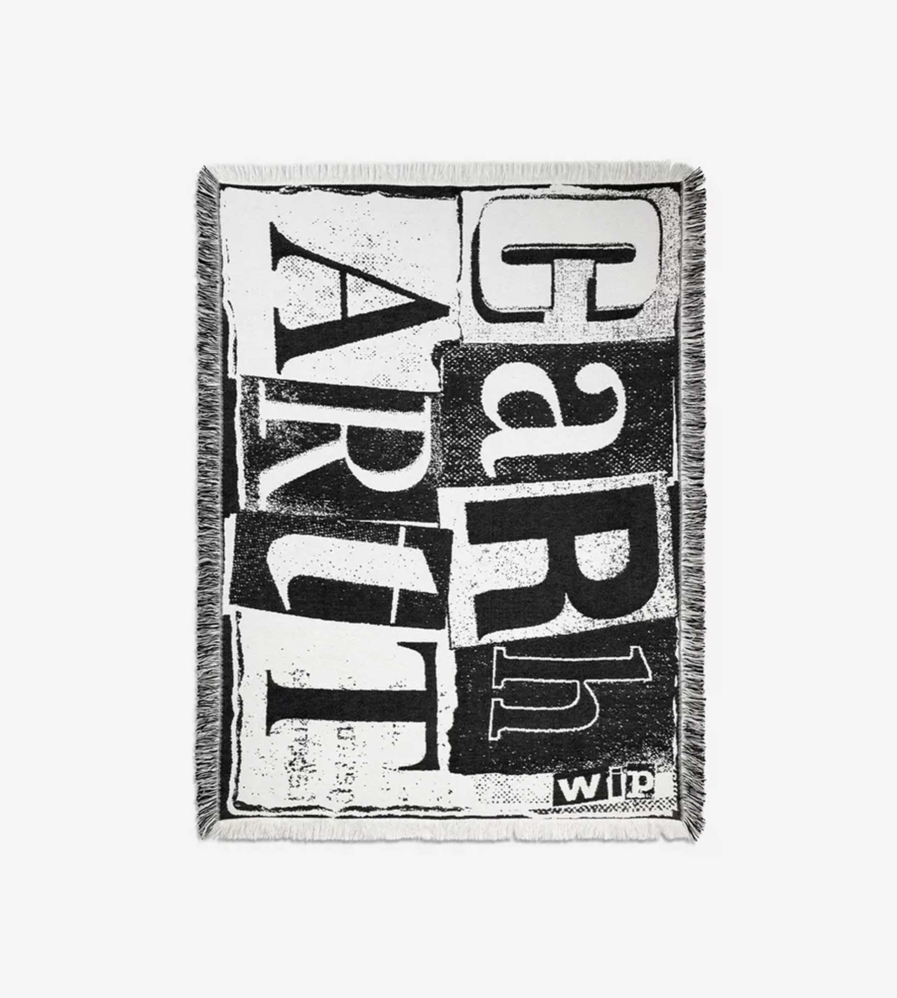 Carhartt WIP Letterpress Blanket Black Wax