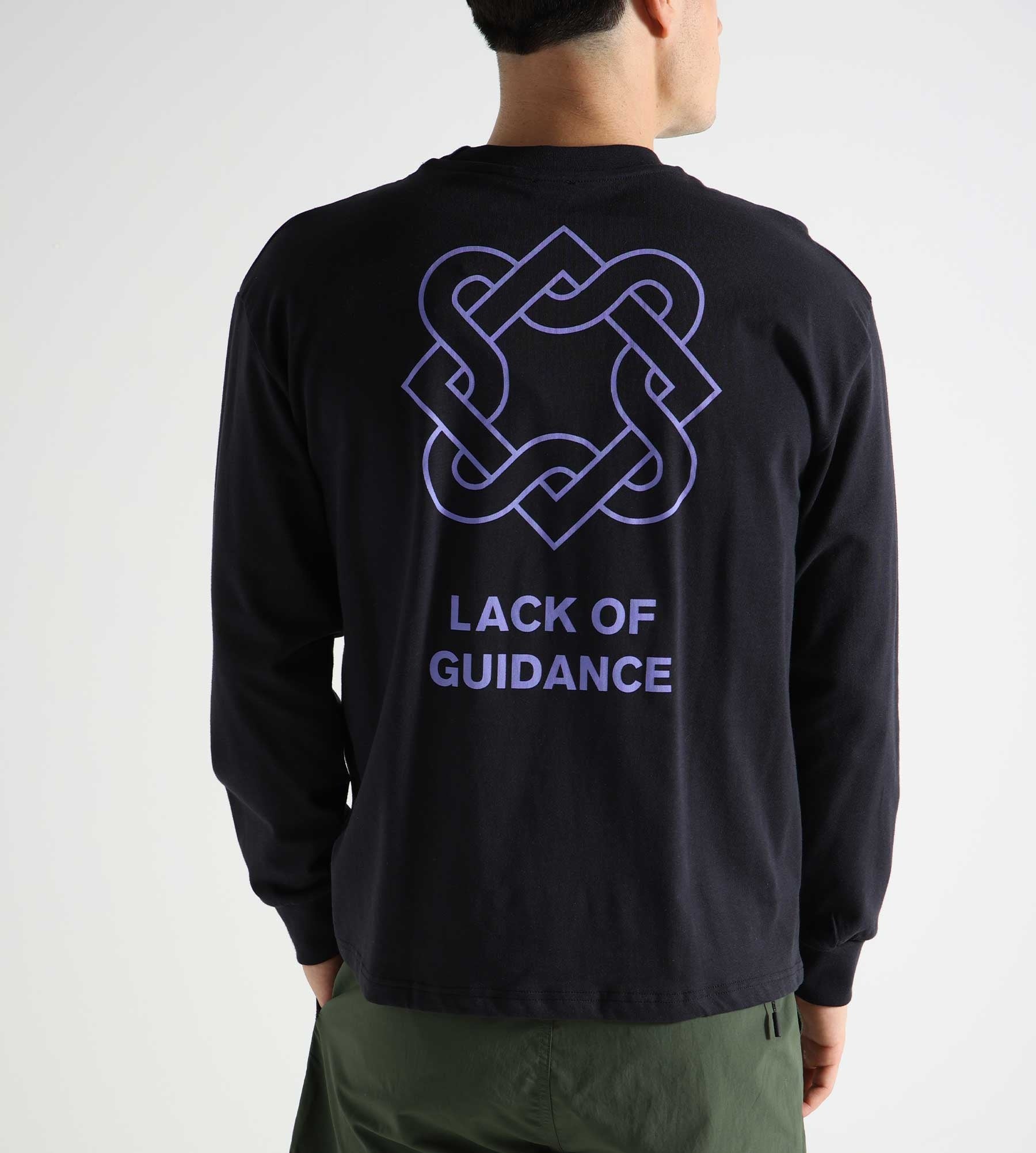 Lack of Guidance Logo Longsleeve Navy