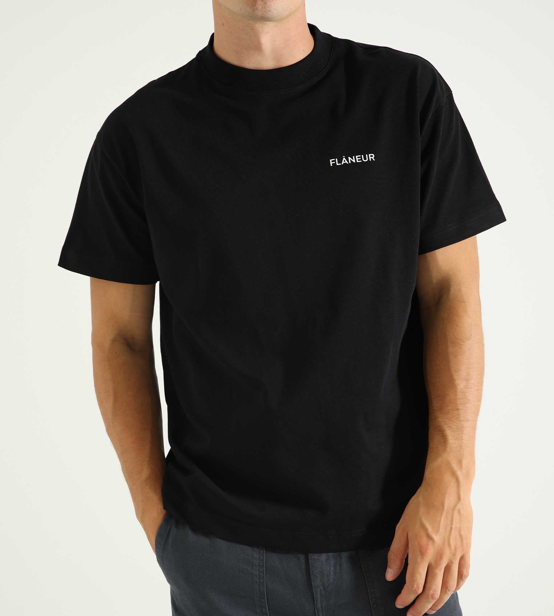 Flâneur Essential Logo T-Shirt Black