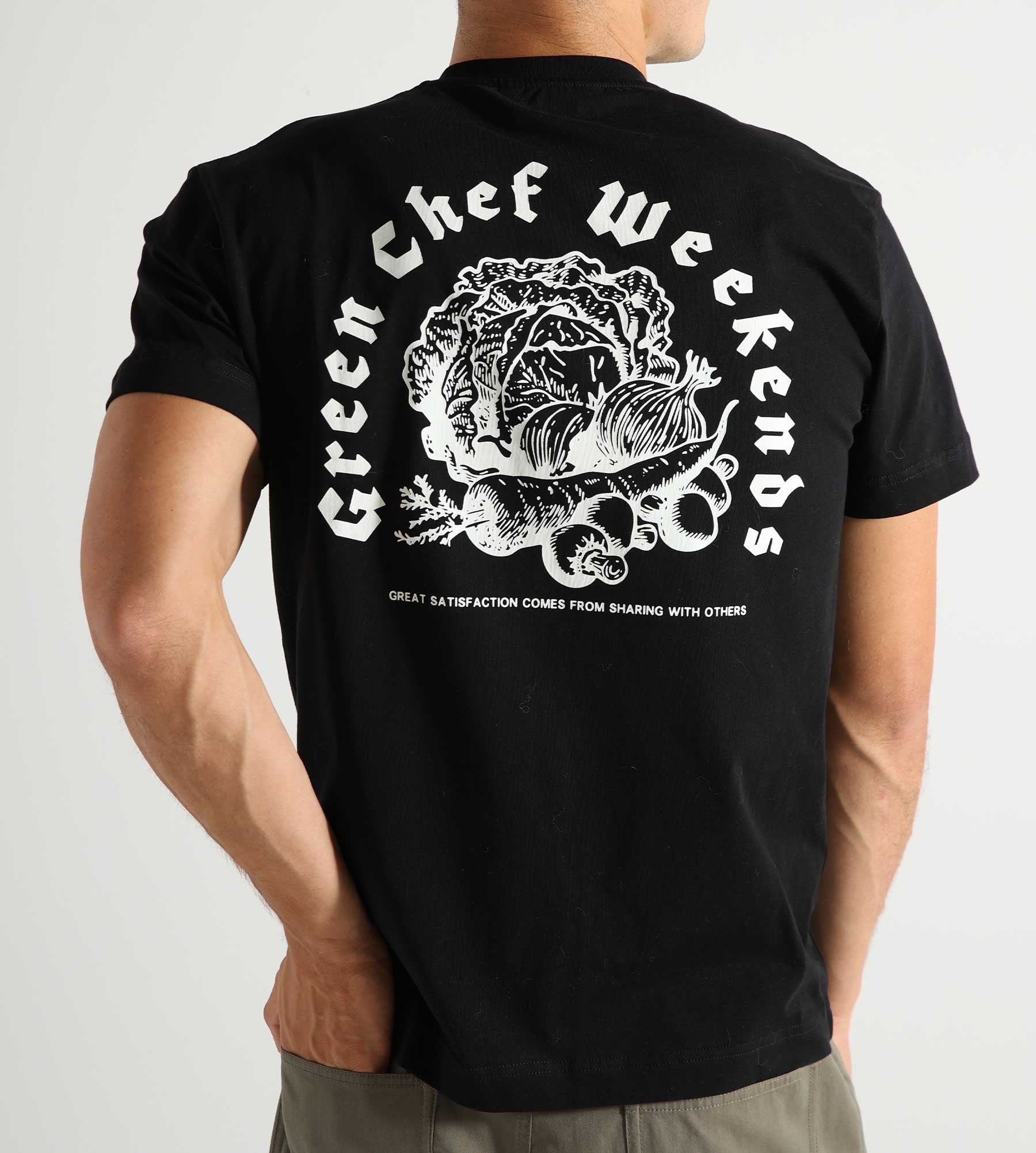 Libertine-Libertine Beat Green Chef T-Shirt Black