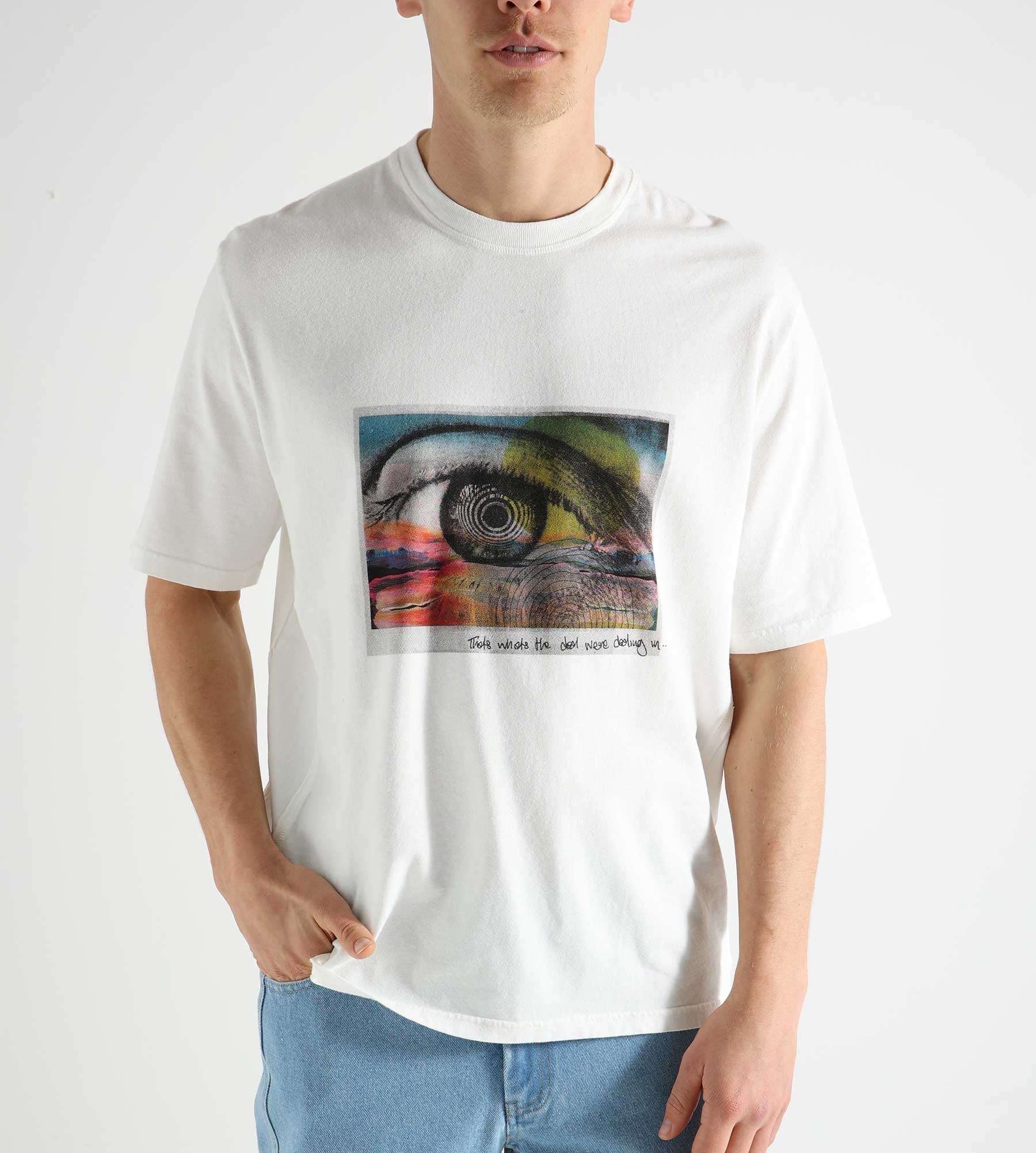 Magic Castles Eye Tee Off White