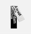 New Amsterdam Surf Association Name Scarf Black White