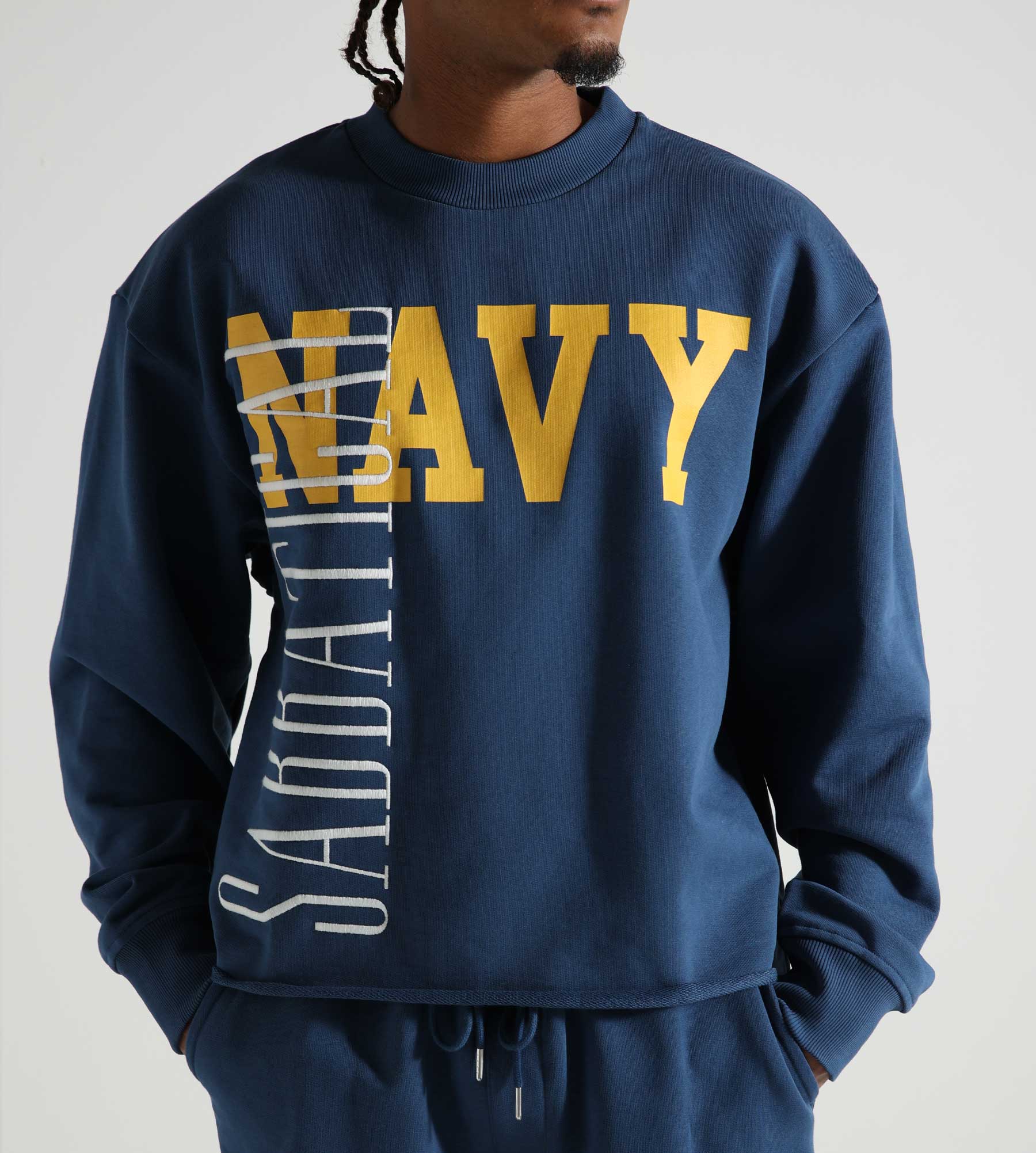 Sabbatical Navy Crewneck Night Blue