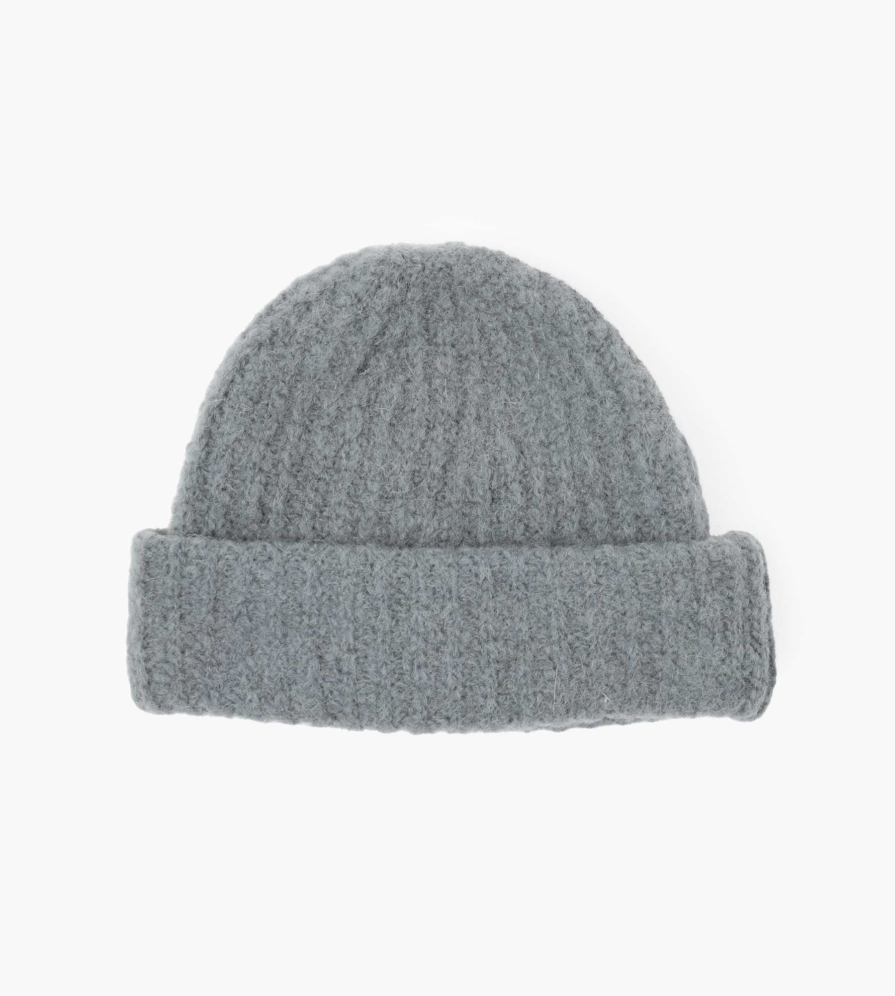 Norse Projects Alpaca Wool Short Beanie Mouse Grey