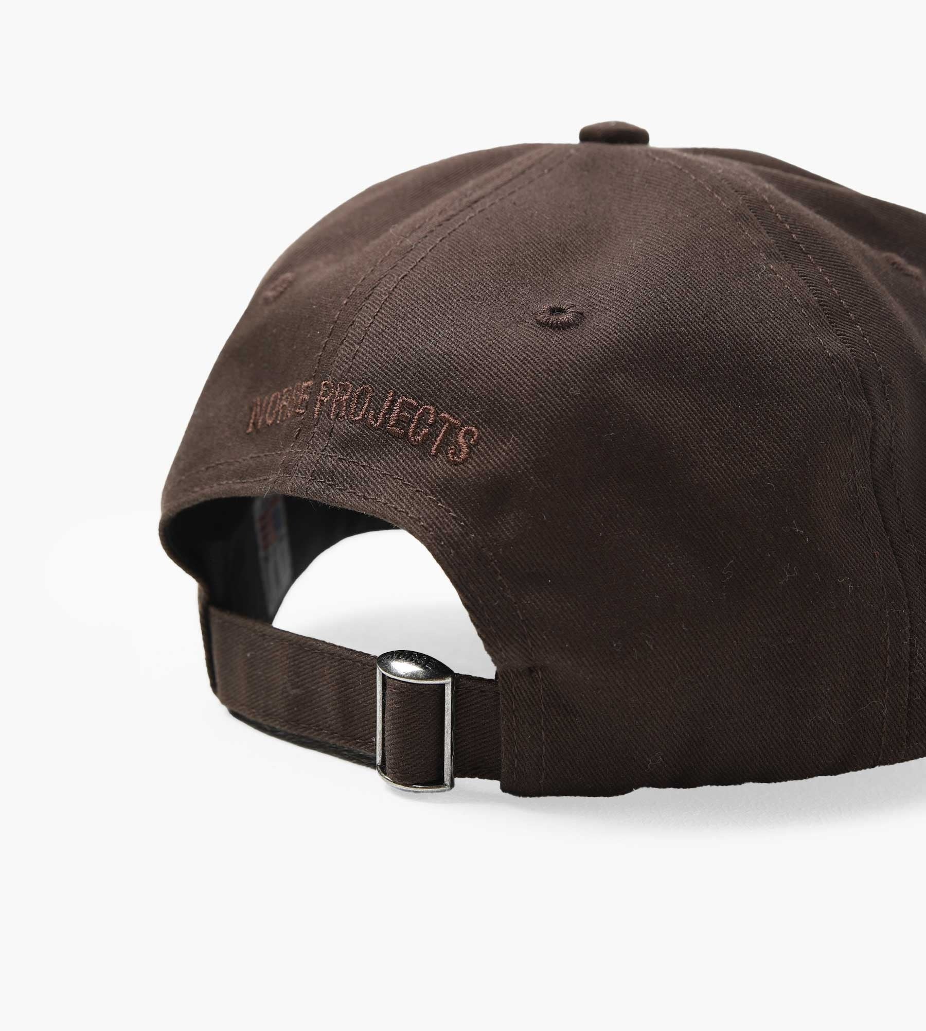 Norse Projects Felt N Twill Sports Cap Espresso