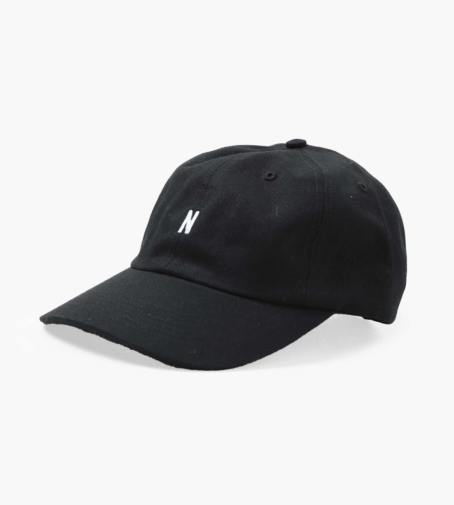 Norse Projects Twill Sports Cap Black