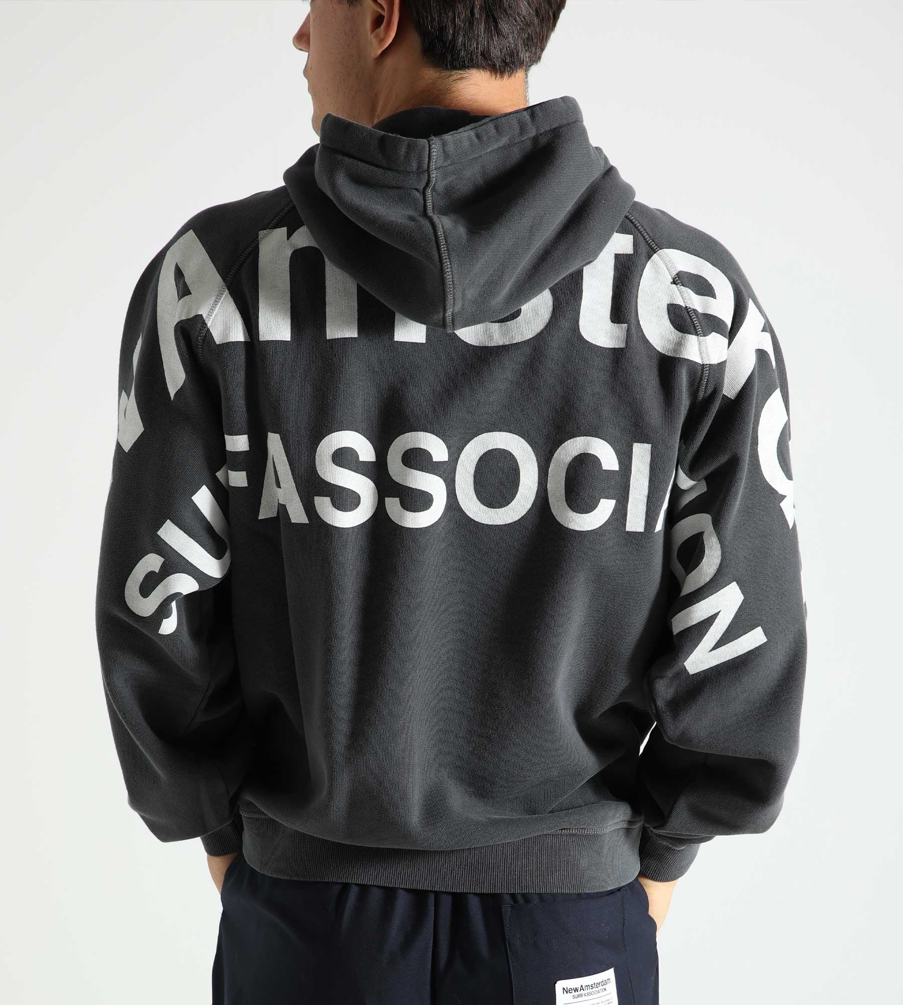 New Amsterdam Surf Association Logo Line Hoodie Antra