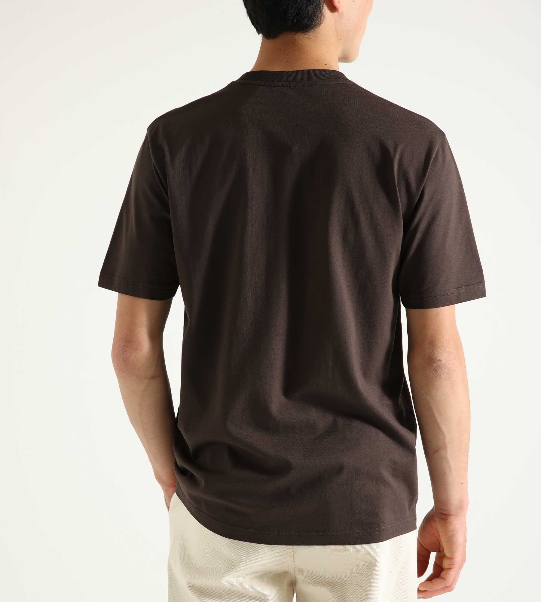 Norse Projects Johannes Organic Logo T-shirt Espresso