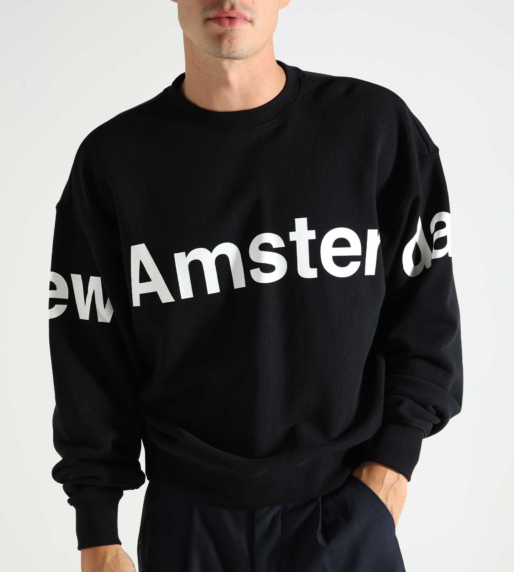 New Amsterdam Surf Association Logo Line Sweat Black