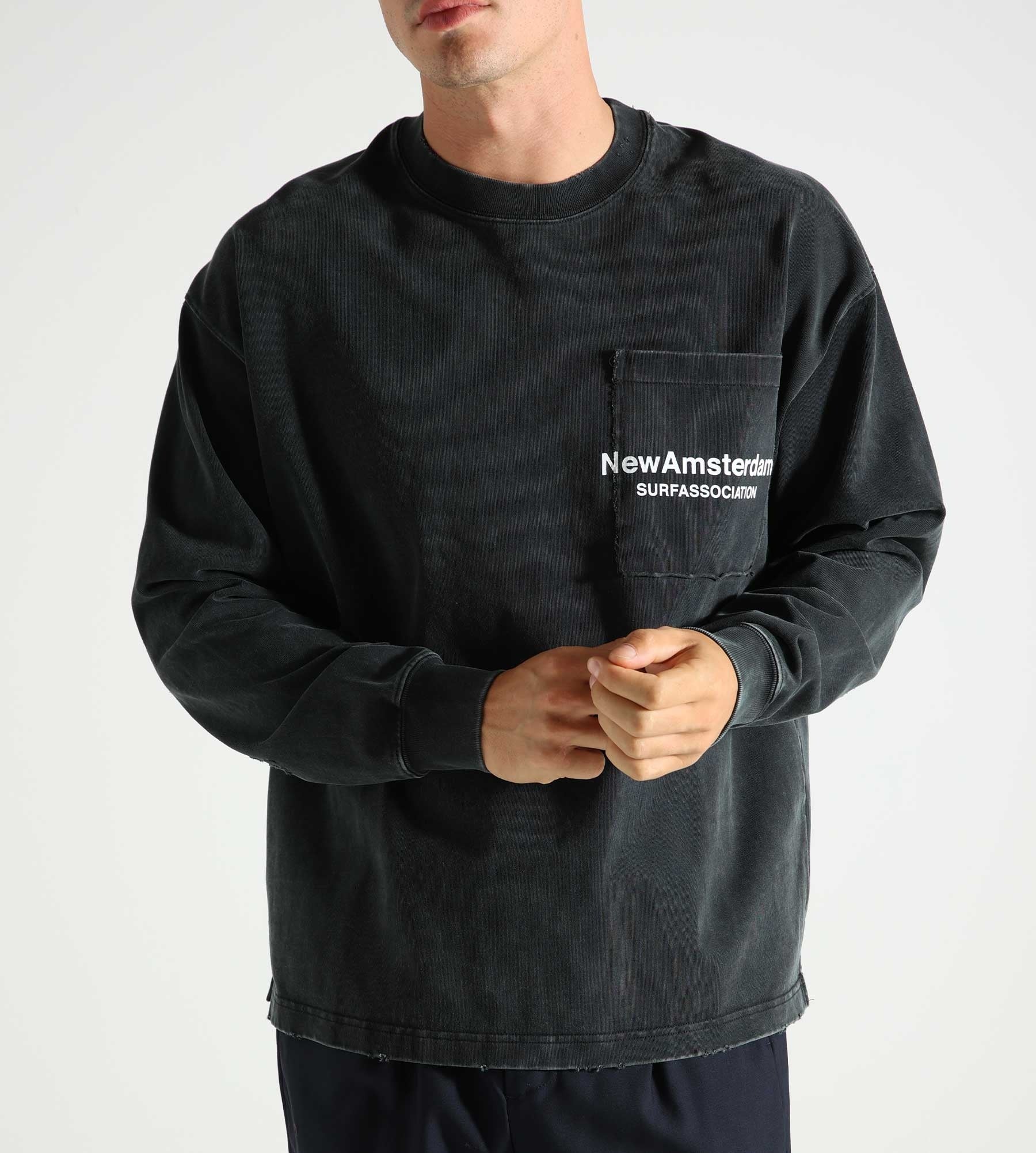 New Amsterdam Surf Association Throw Longsleeve Black