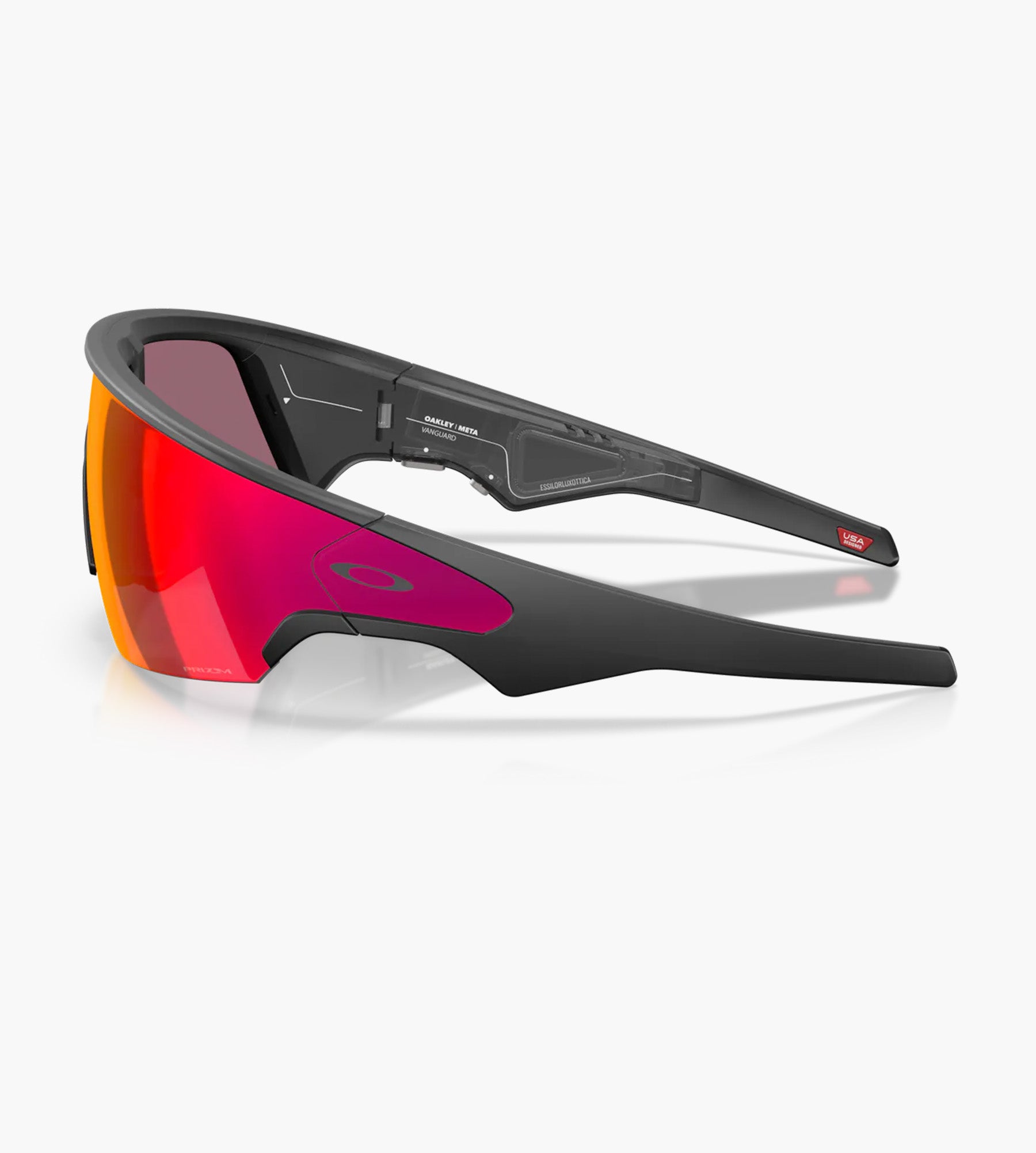 Oakley x Meta Vanguard 0OW8001-800101 Prizm Road Lenses Black Frame