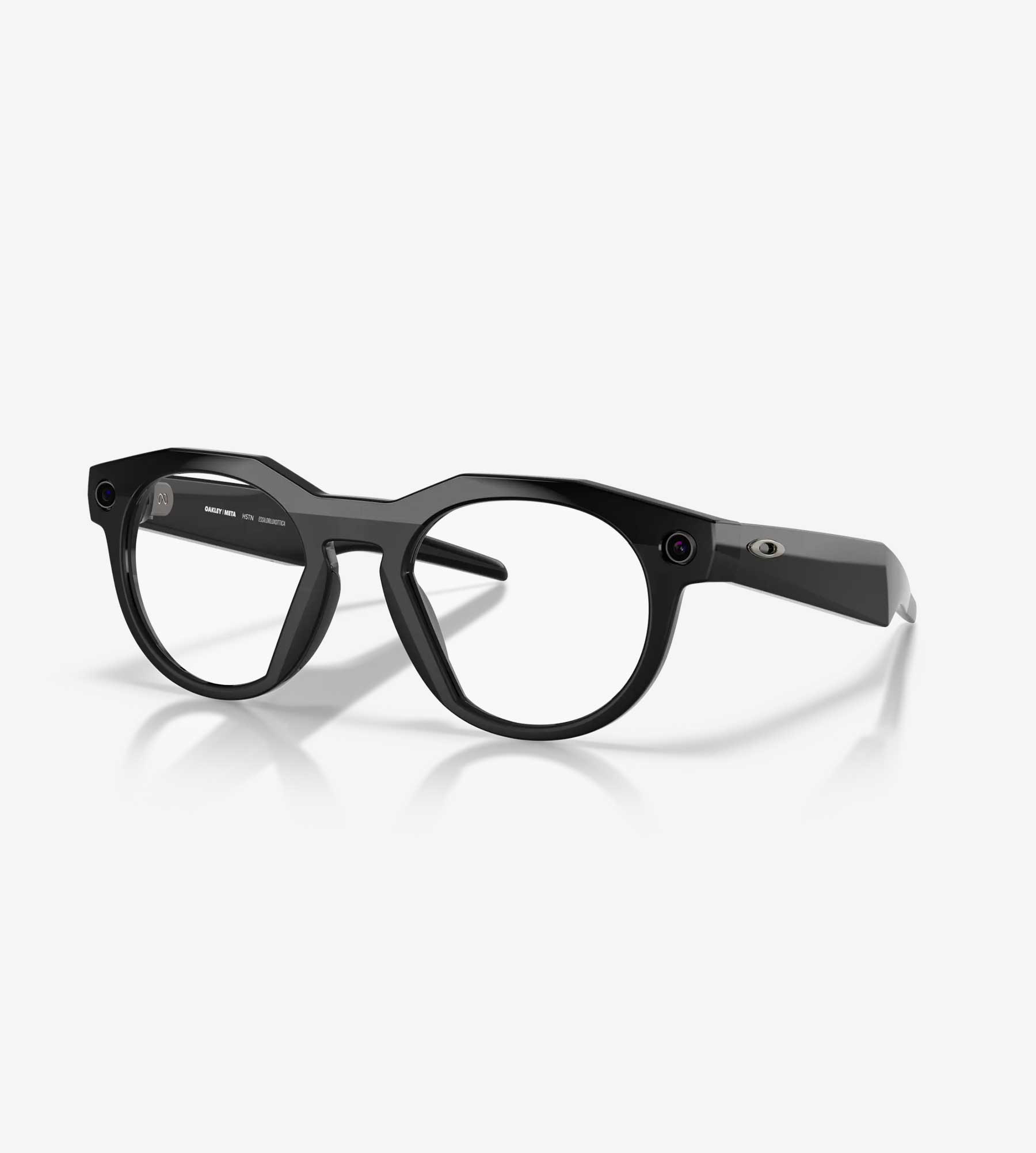 Oakley x Meta HTSN 0OW8002-800207 Clear Lenses Black Frame