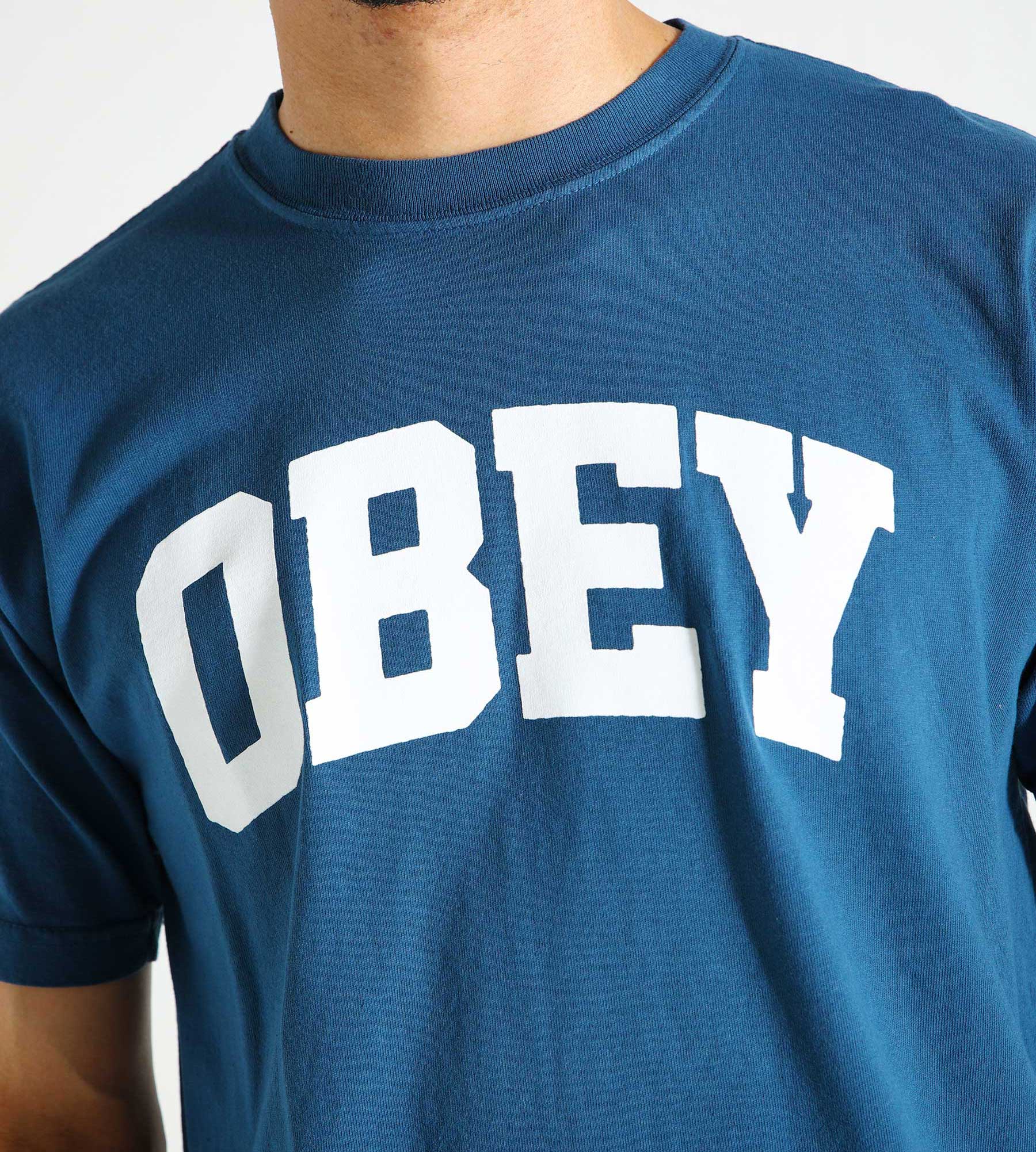 Obey Collegiate T-shirt Legion Blue