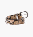Obey Classic Leather Belt Snake