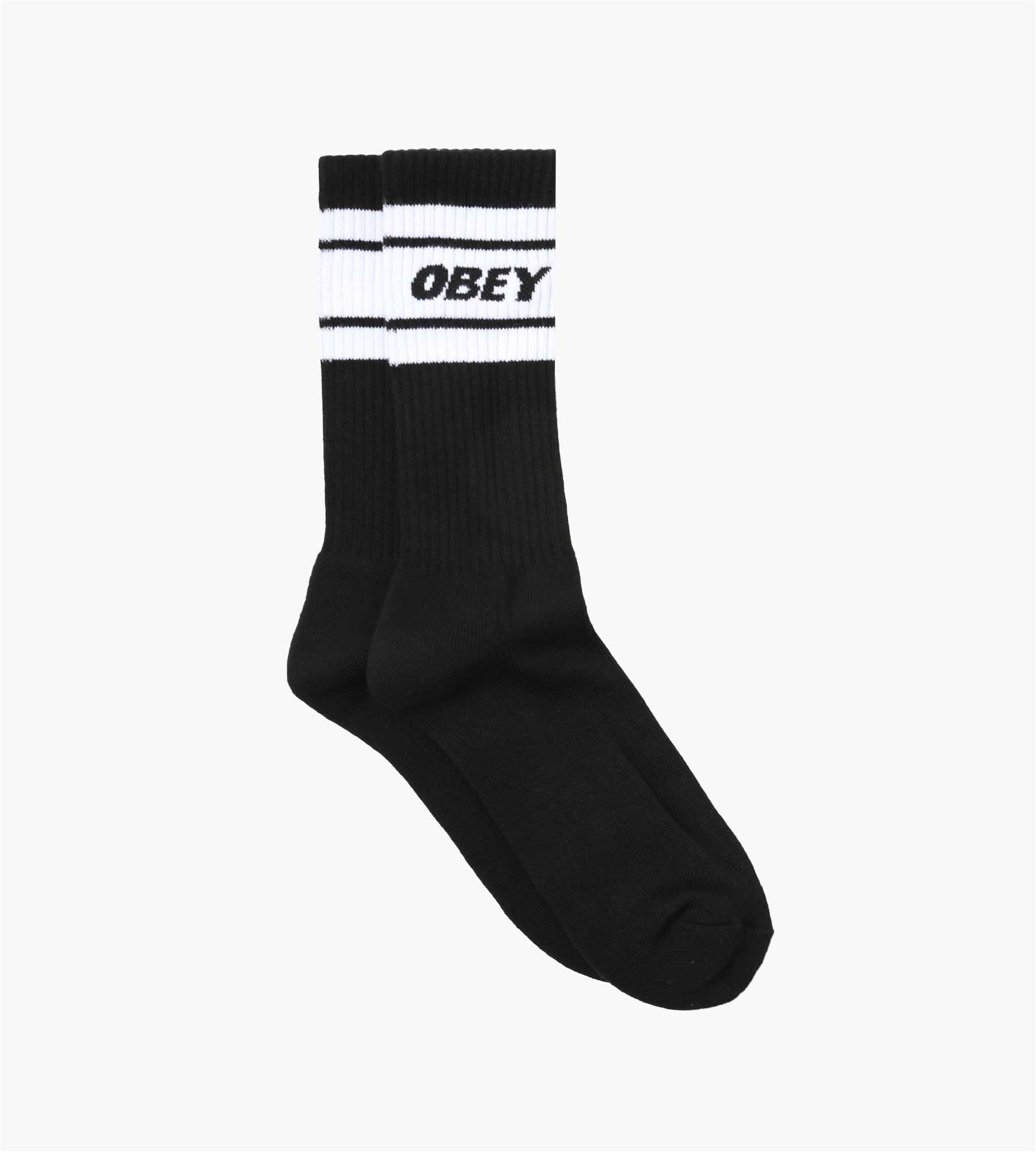 Obey Cooper II Socks Black White