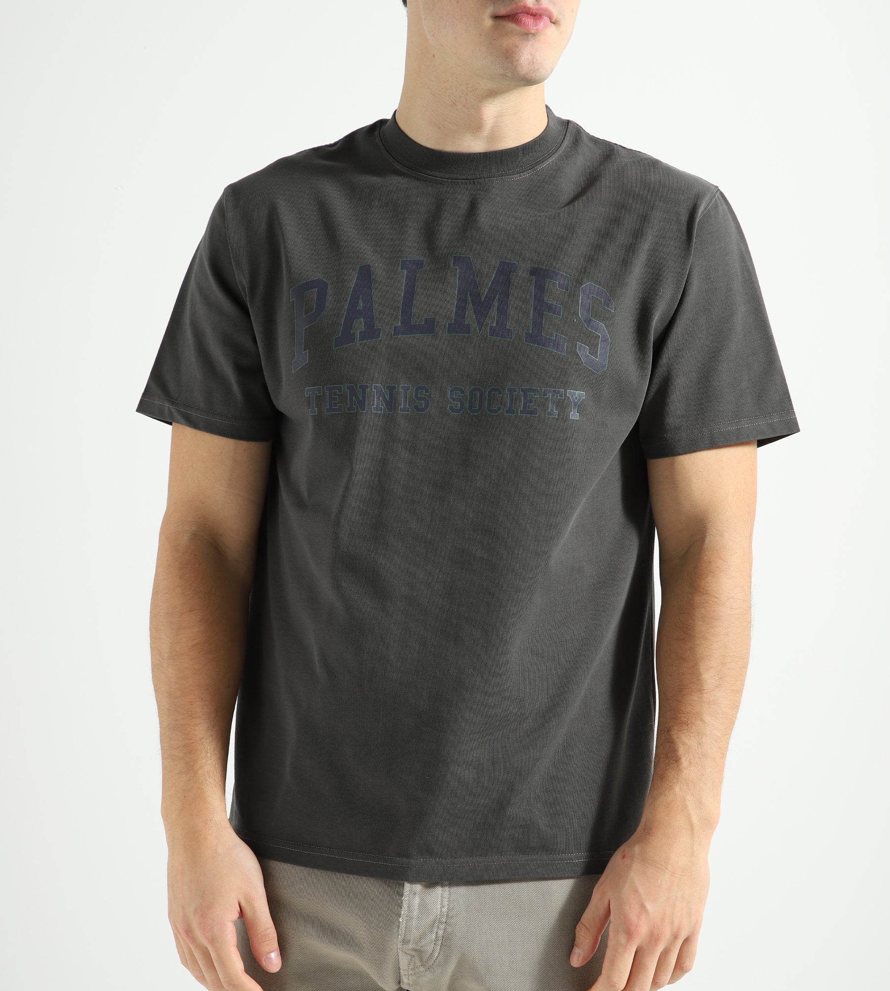 Palmes Ivan T-Shirt Charcoal