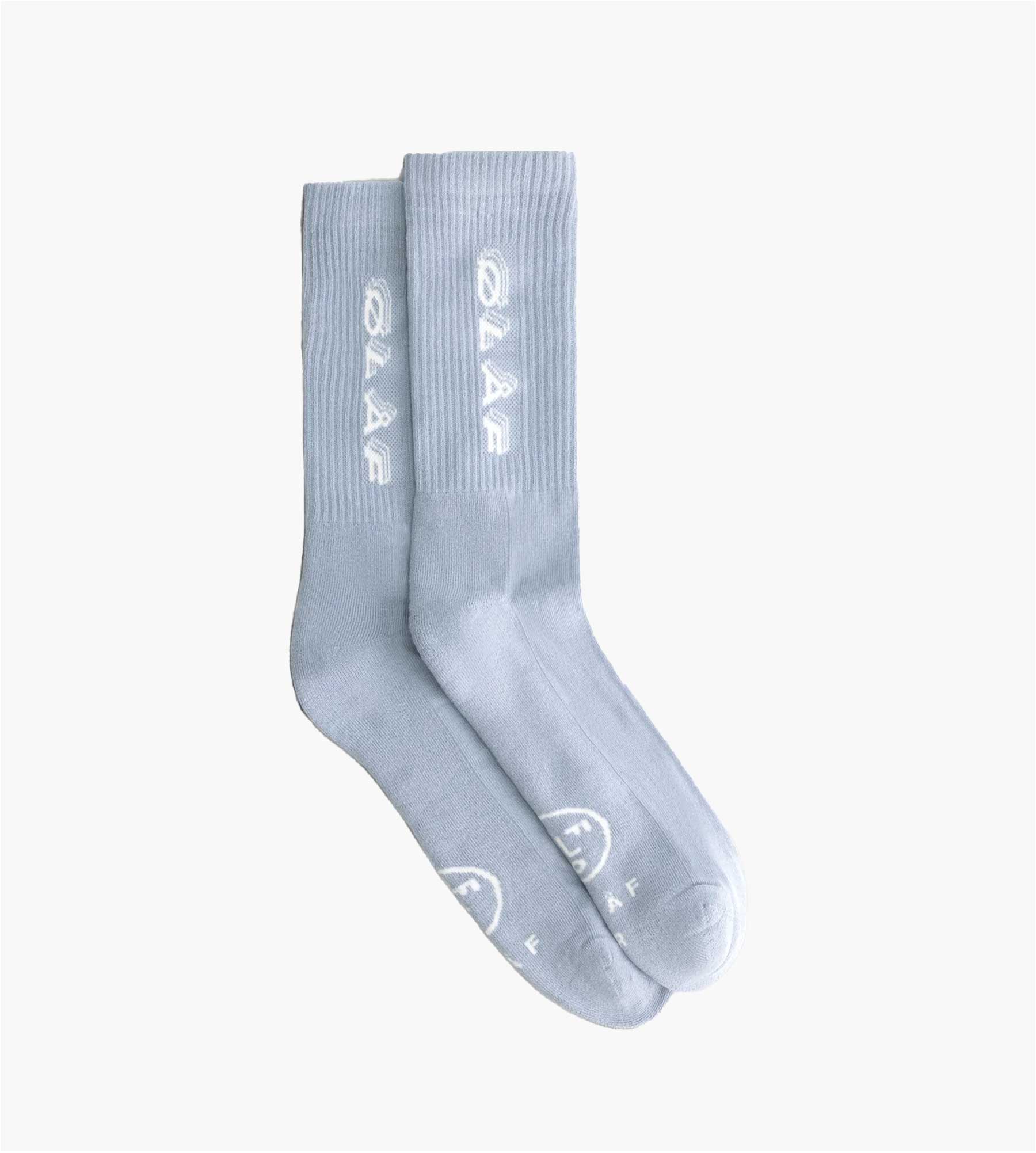 OLAF Triple Italic Socks Baby Blue