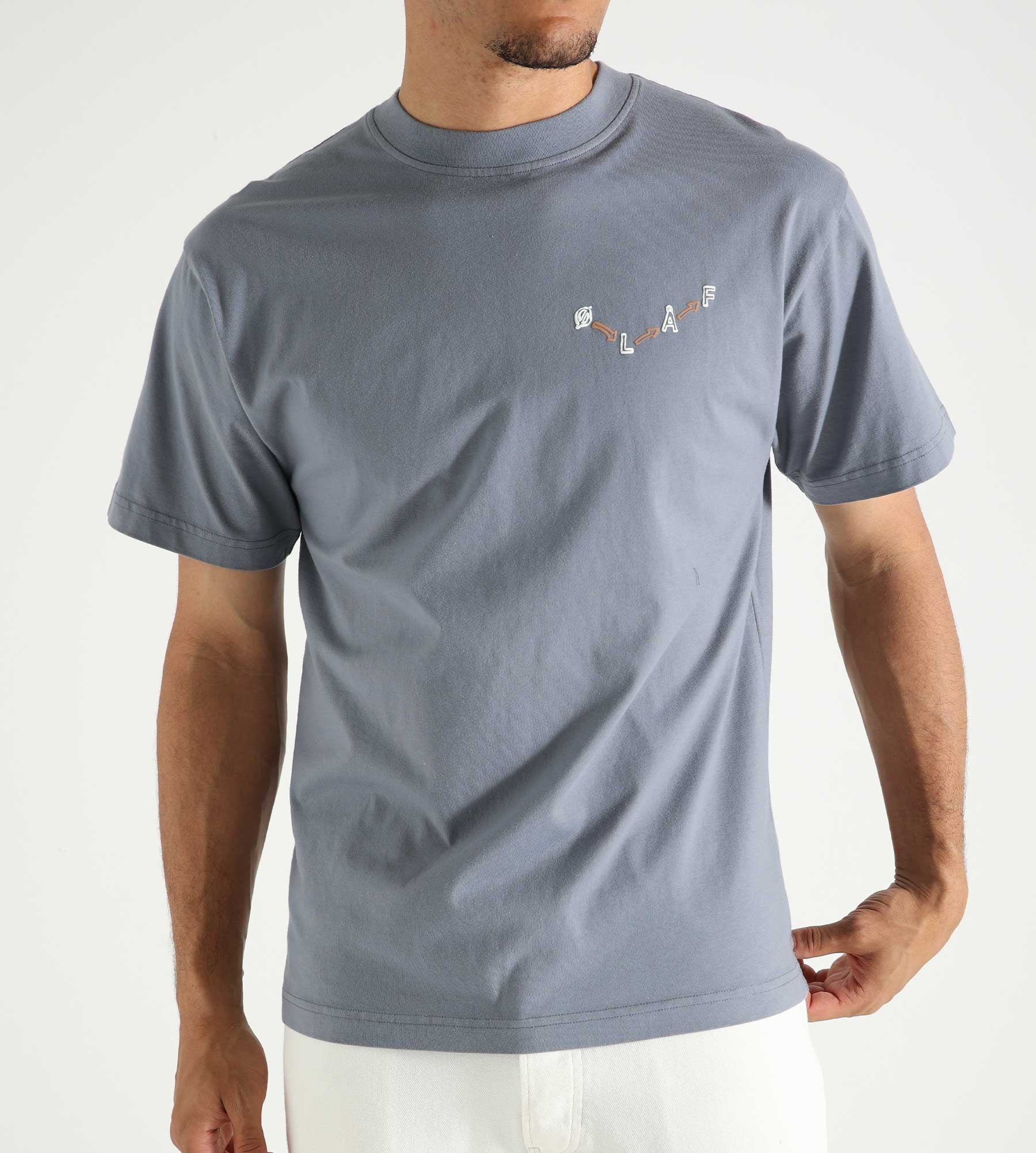 OLAF Arrows Tee Dusty Blue