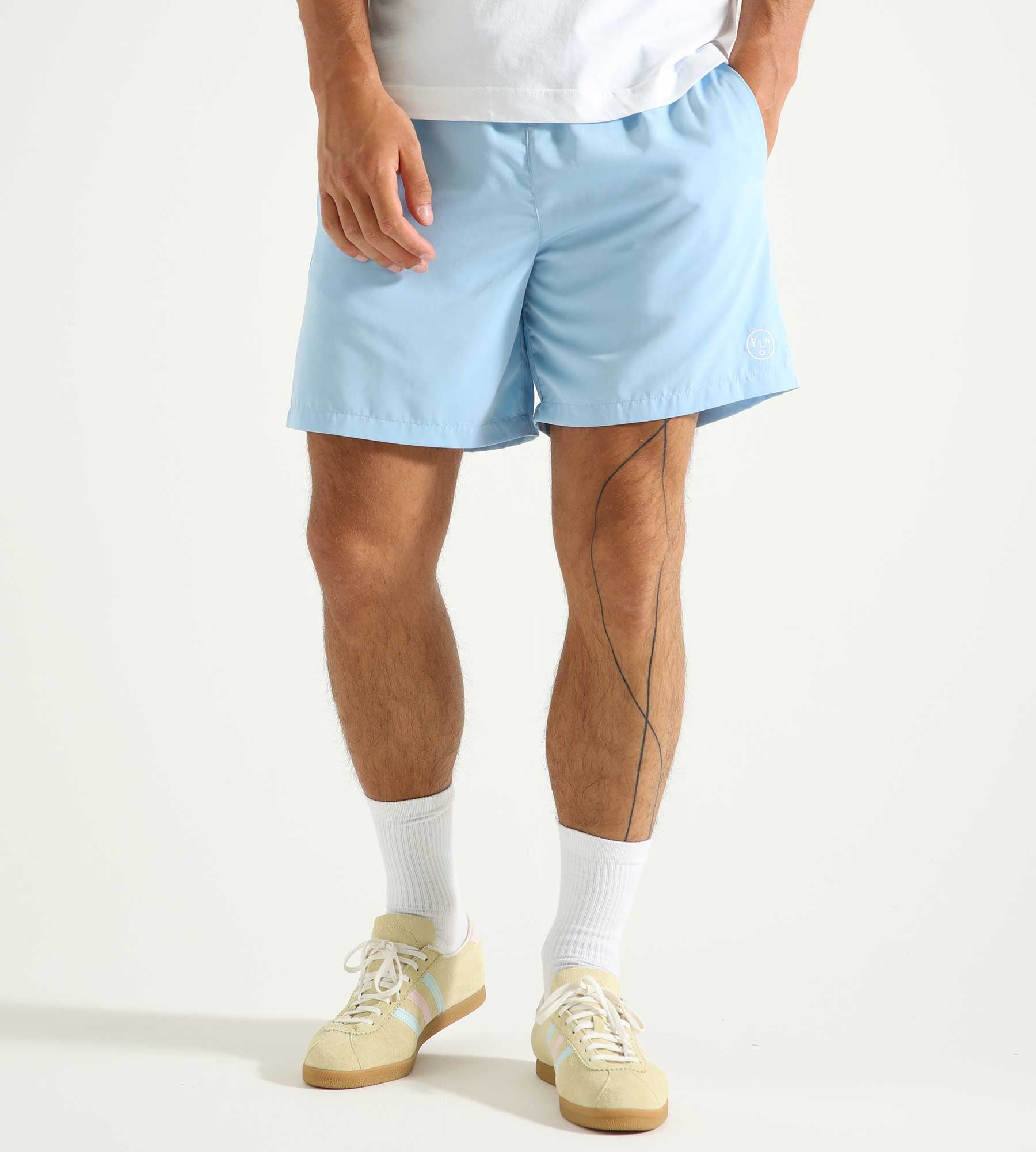 OLAF Swim Shorts Face Glacier Blue