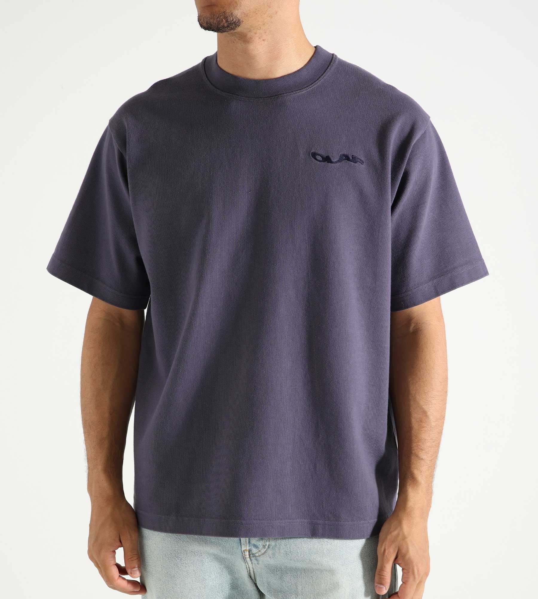 OLAF Wavy Drift Embro Tee Lavender Grey