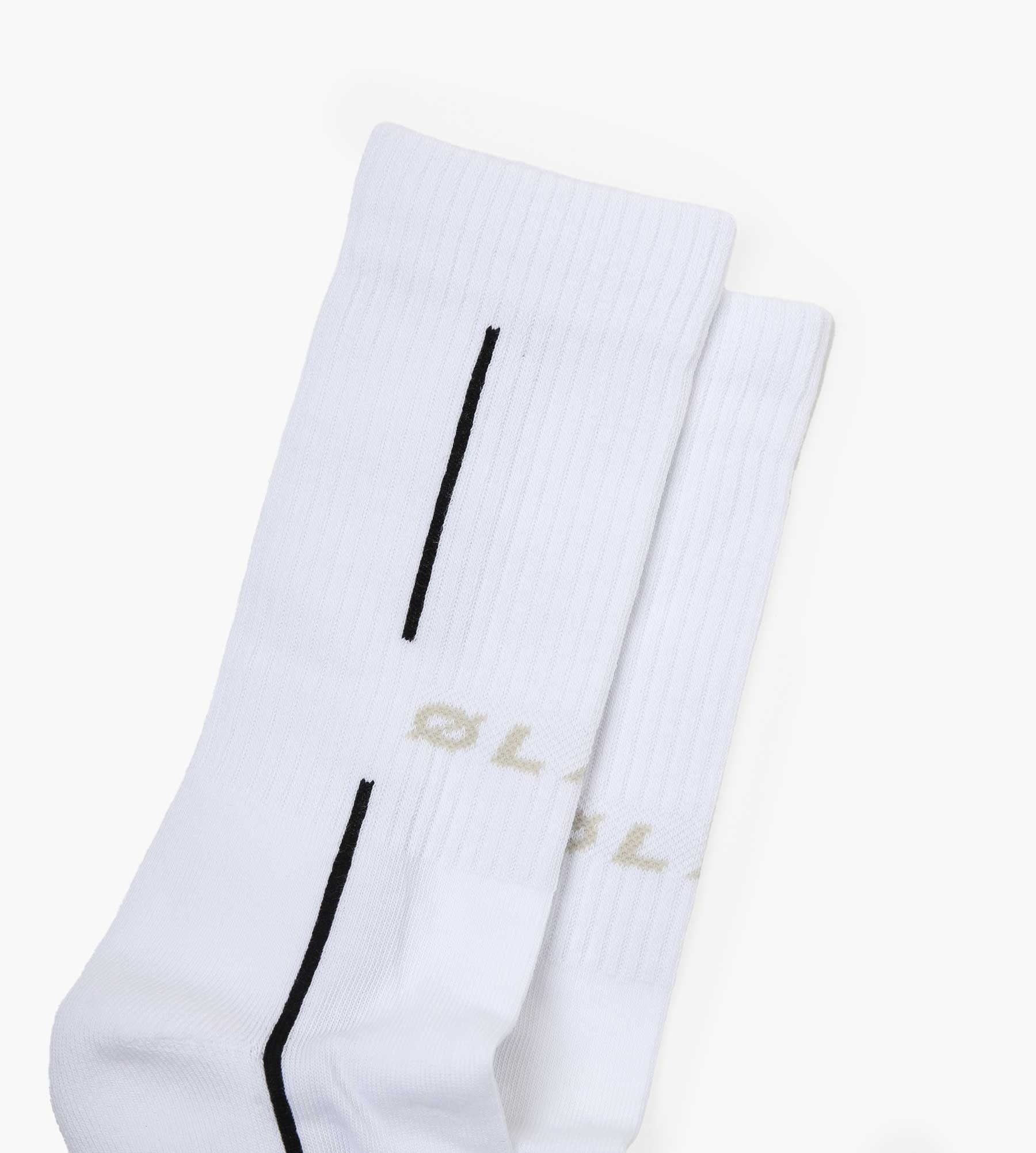 OLAF Sporty Socks White Black