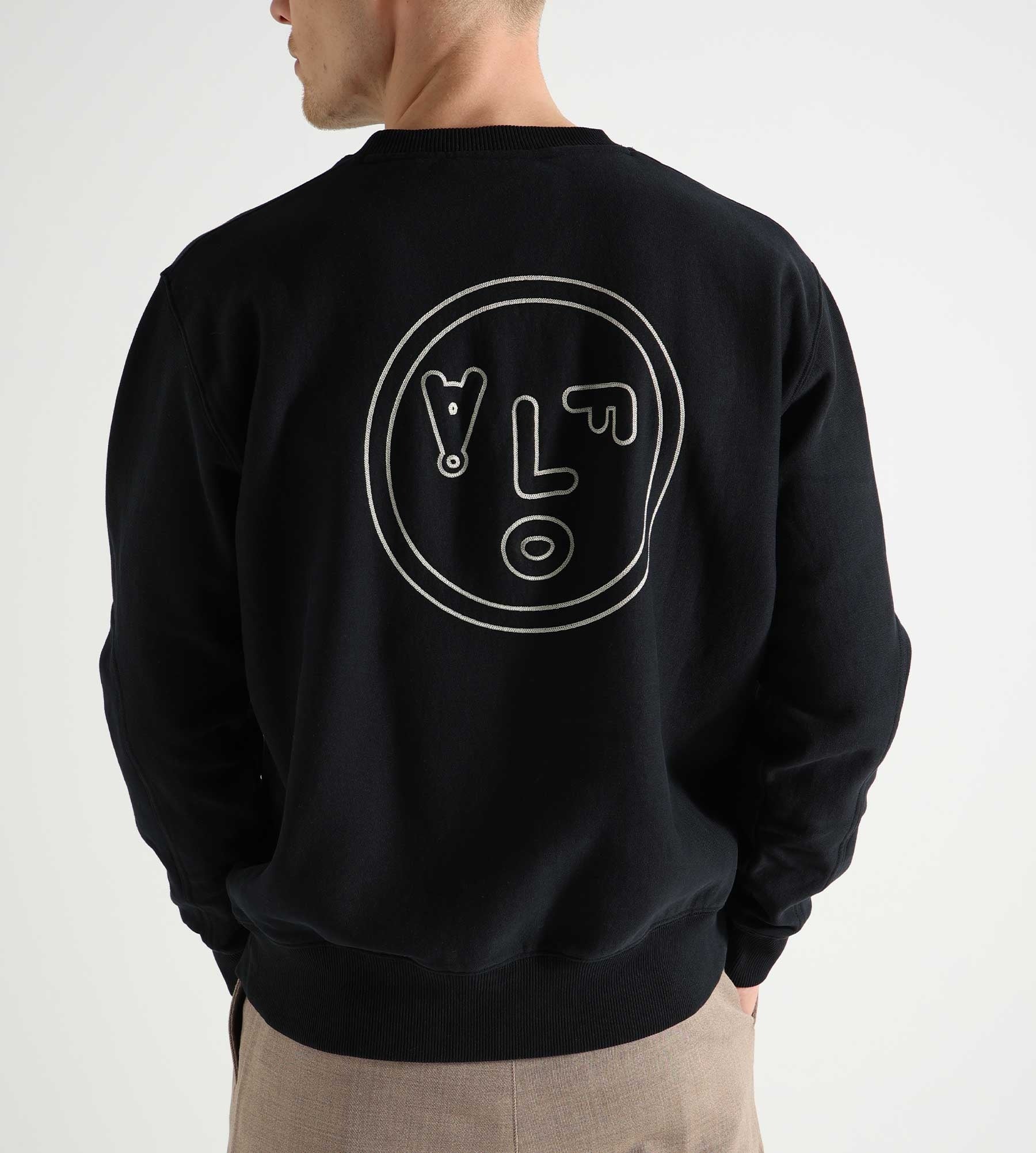 OLAF Face Crewneck Black